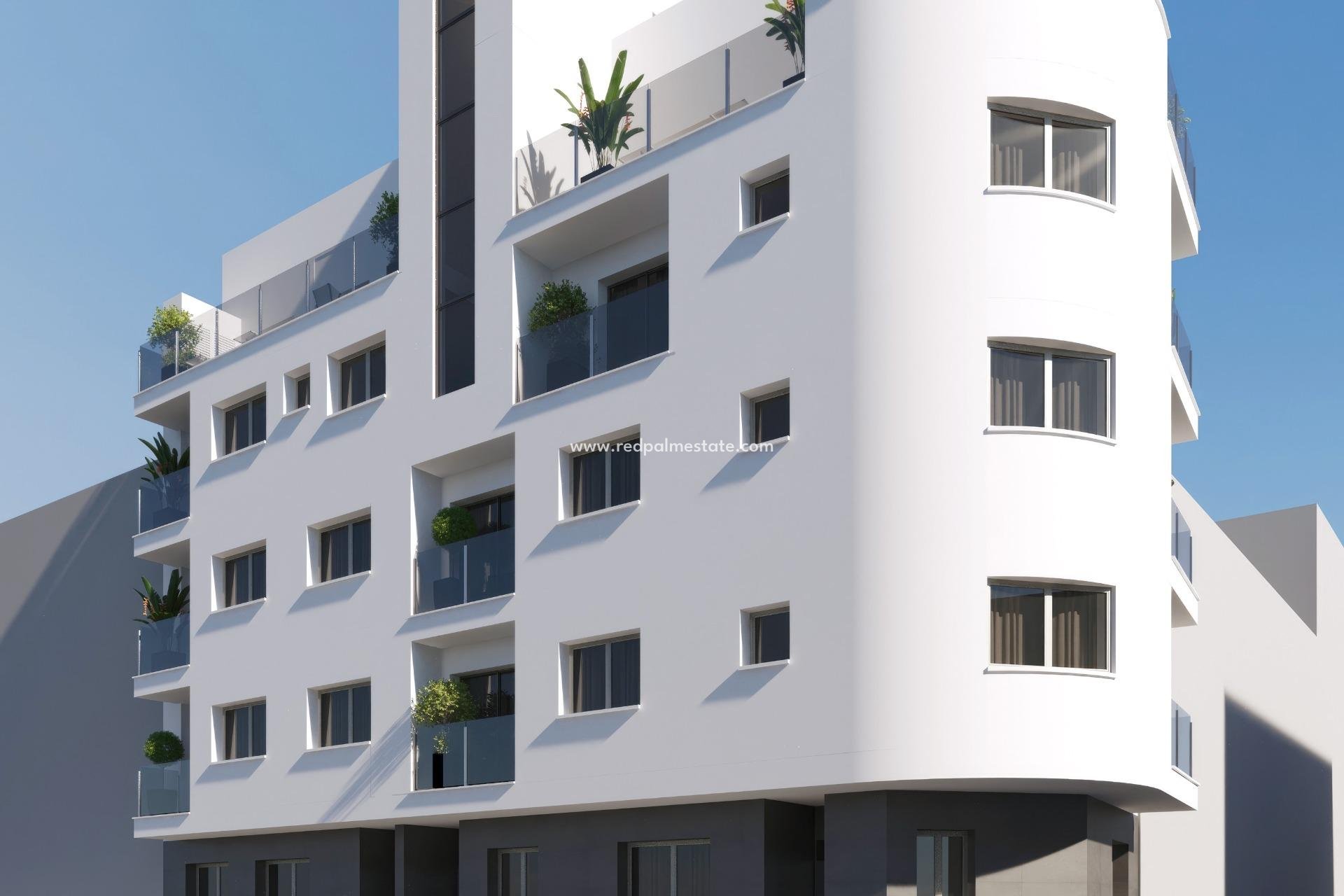 Nouvelle construction - Appartement -
Torrevieja - Center