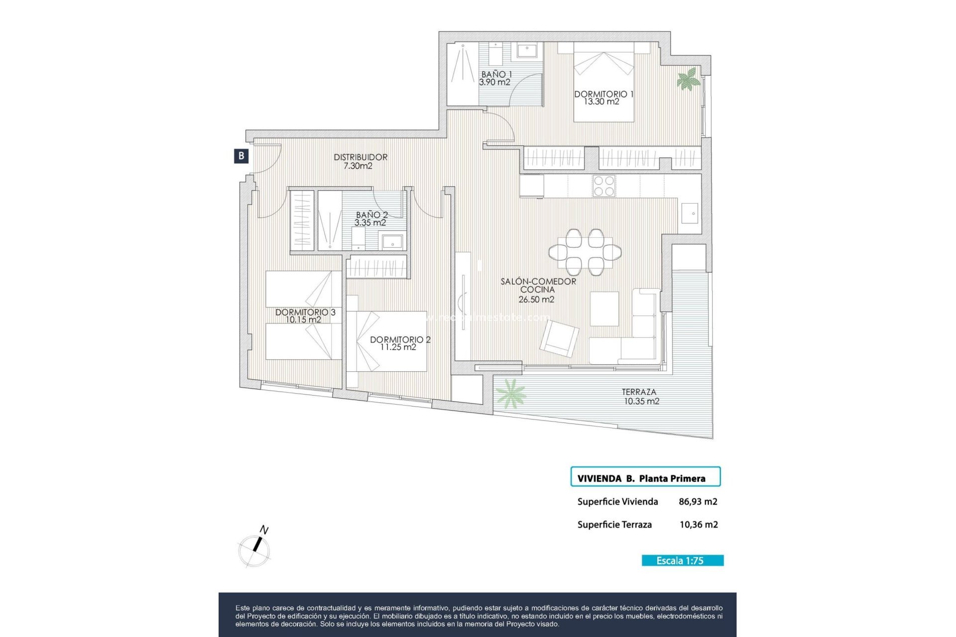 Nouvelle construction - Appartement -
Torrevieja - Playa de El Cura