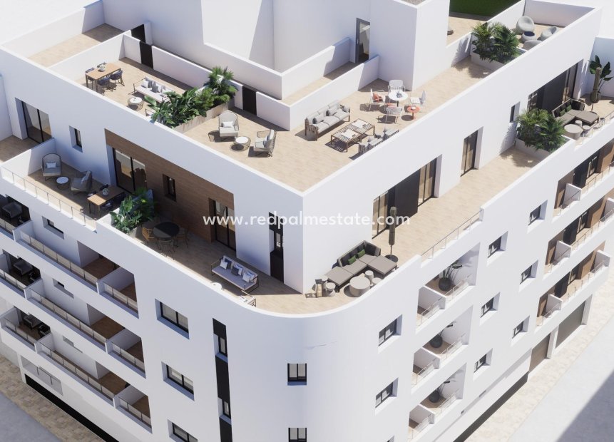Nouvelle construction - Appartement -
Torrevieja - pueblo