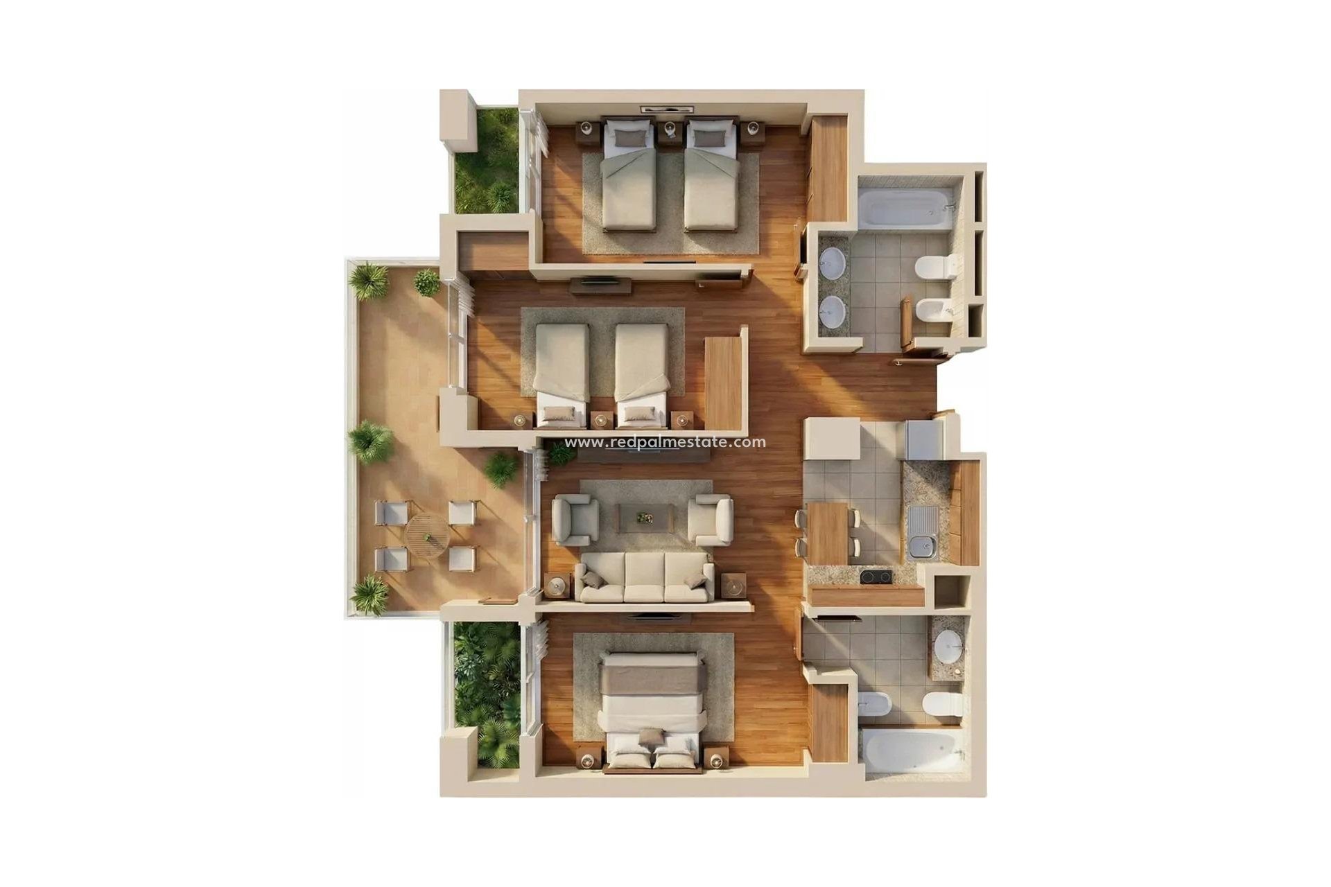 Nouvelle construction - Appartement -
Vera Playa - Puerto del Rey