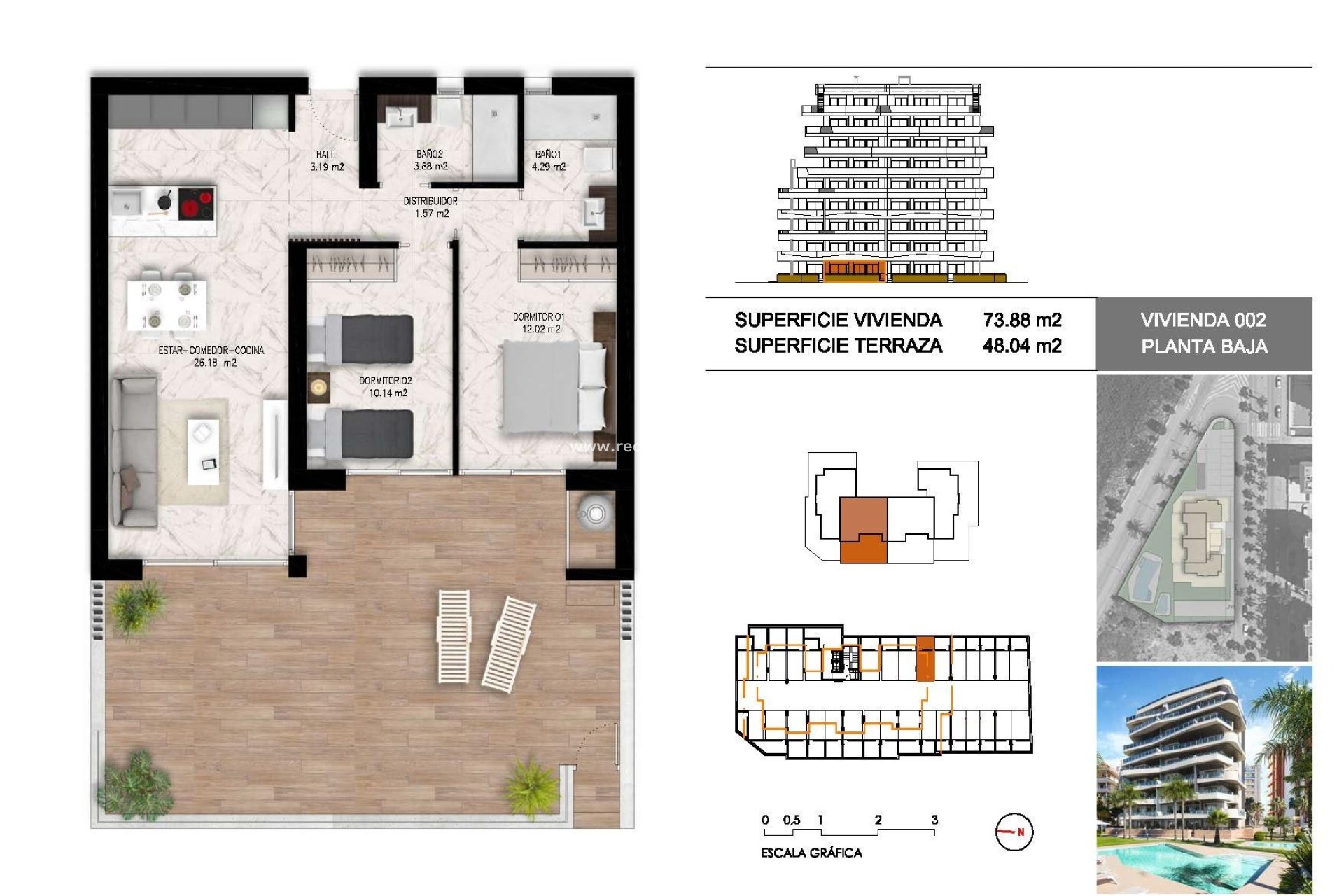Nouvelle construction - Appartements -
Guardamar del Segura - Puerto