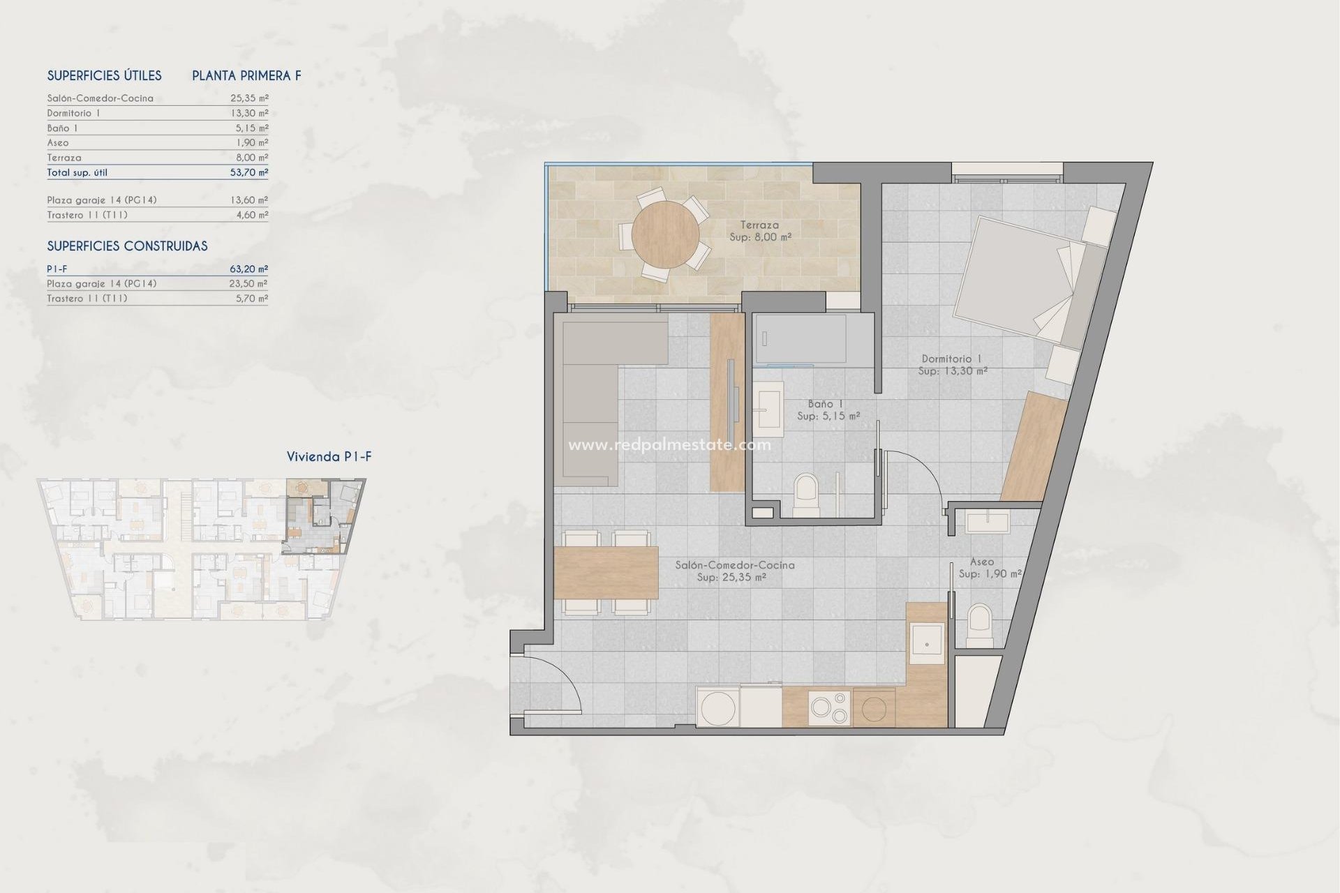 Nouvelle construction - Appartements -
San Pedro del Pinatar - Lo pagan