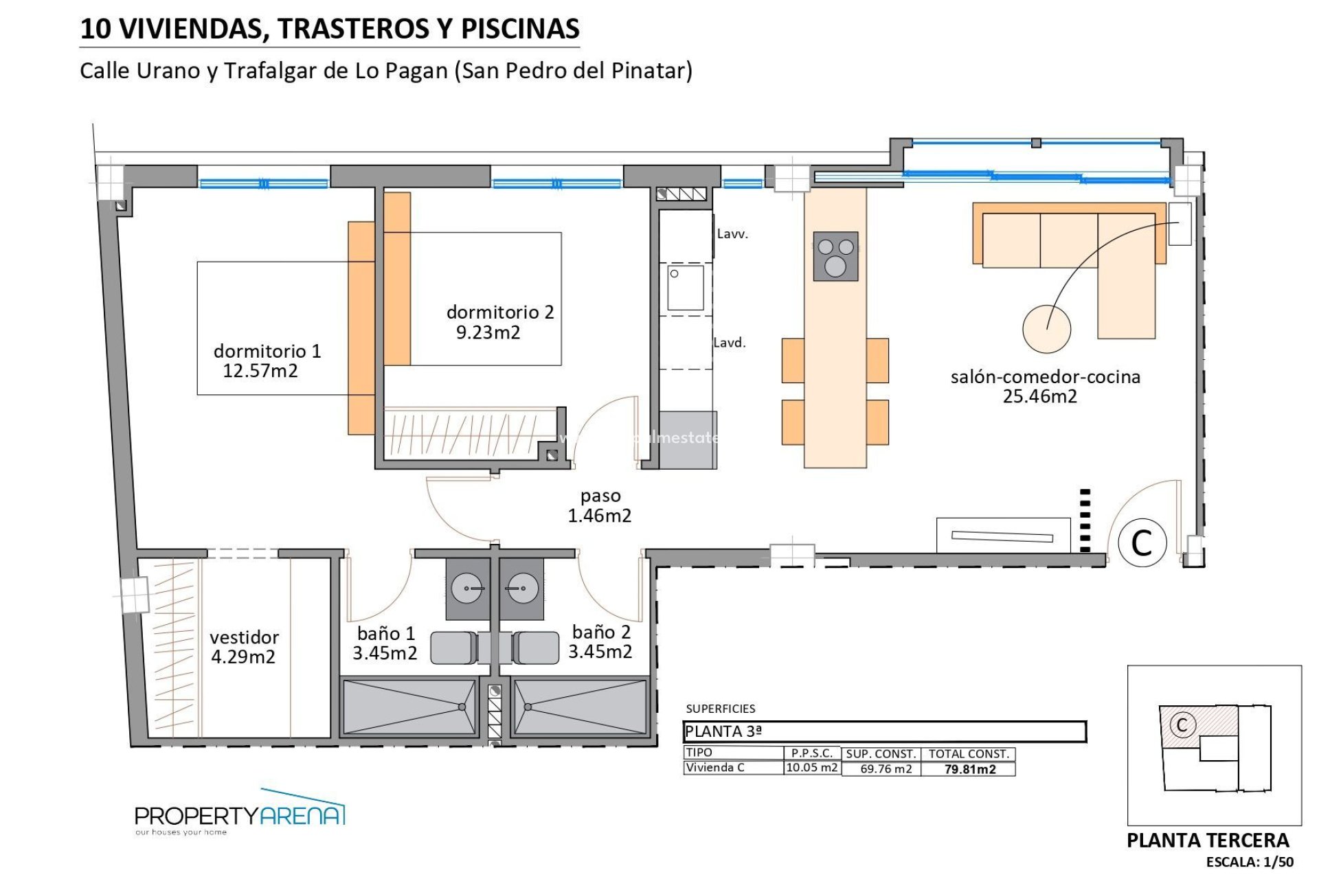 Nouvelle construction - Appartements -
San Pedro del Pinatar - San Pedro de Pinatar