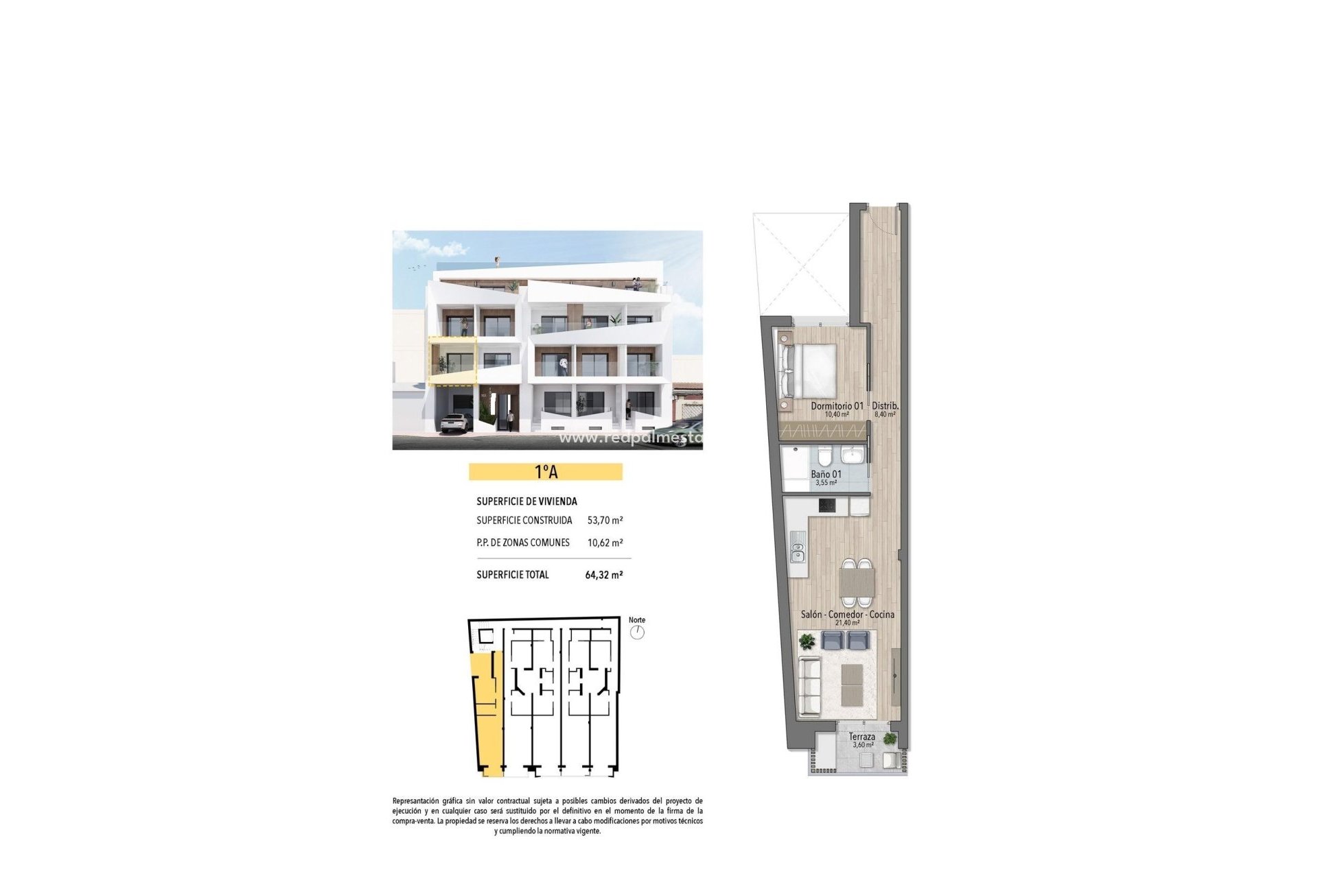 Nouvelle construction - Appartements -
Torrevieja - Playa de El Cura