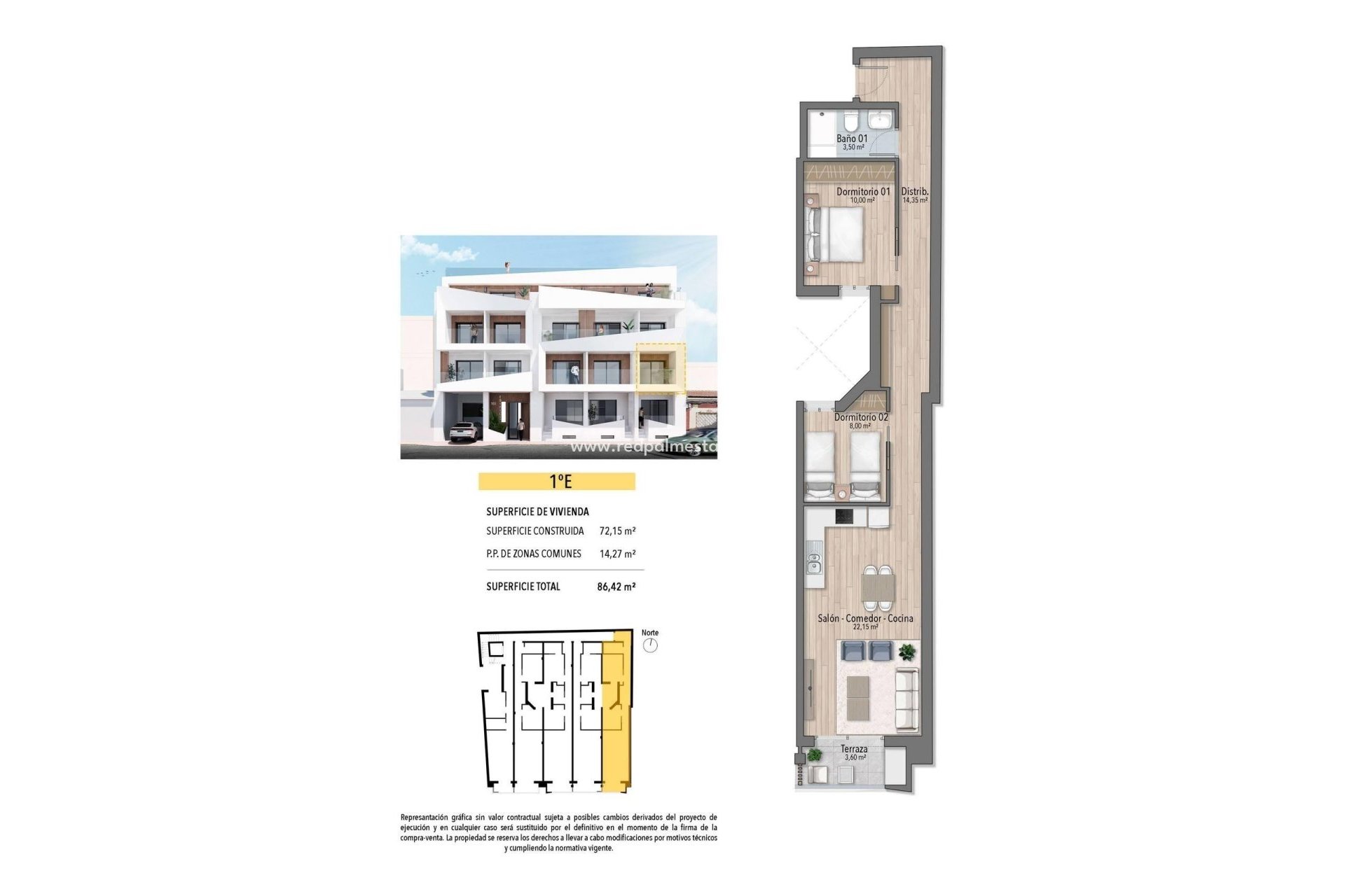 Nouvelle construction - Appartements -
Torrevieja - Playa de El Cura