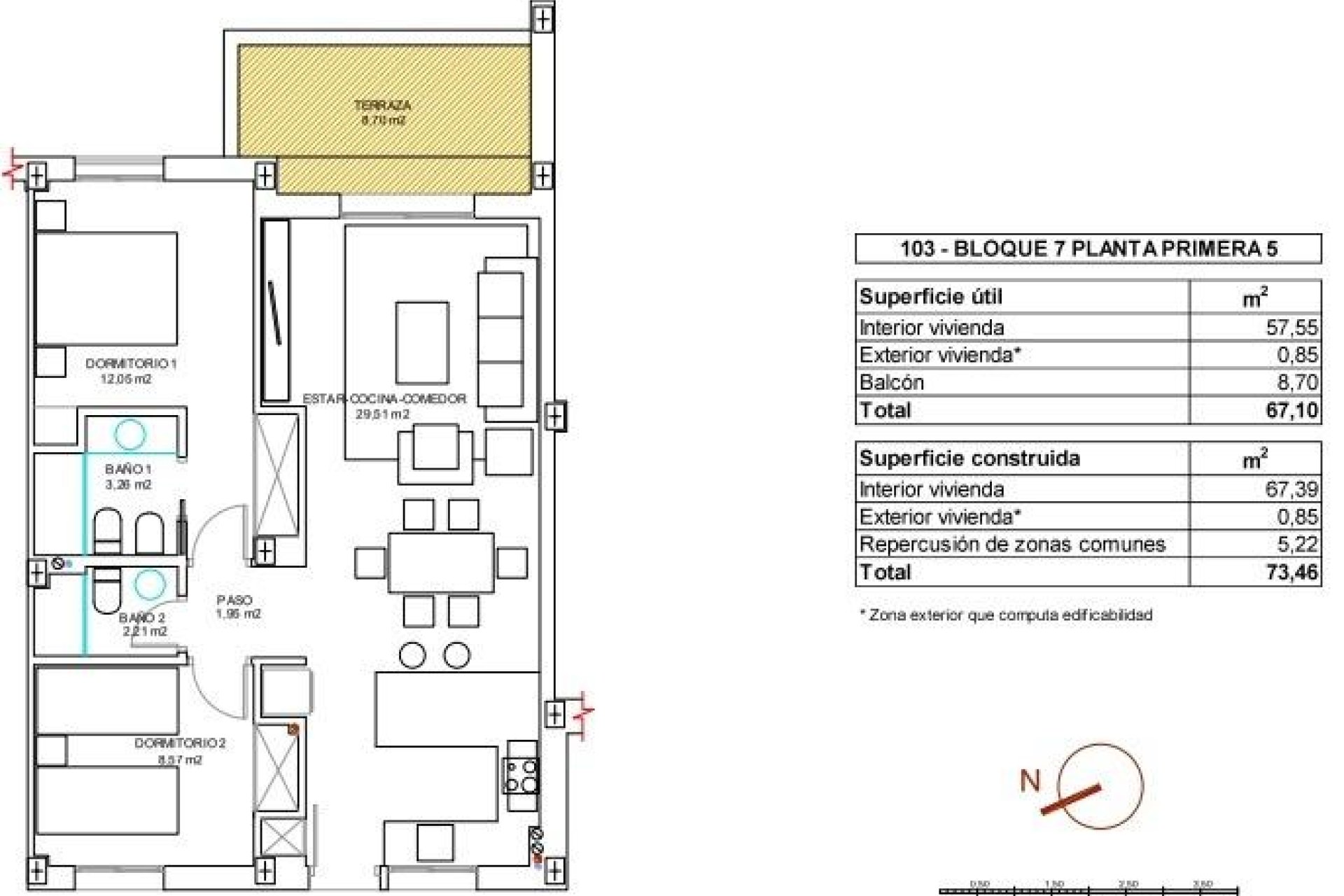 Nouvelle construction - Appartements -
Vera Playa - El Playazo