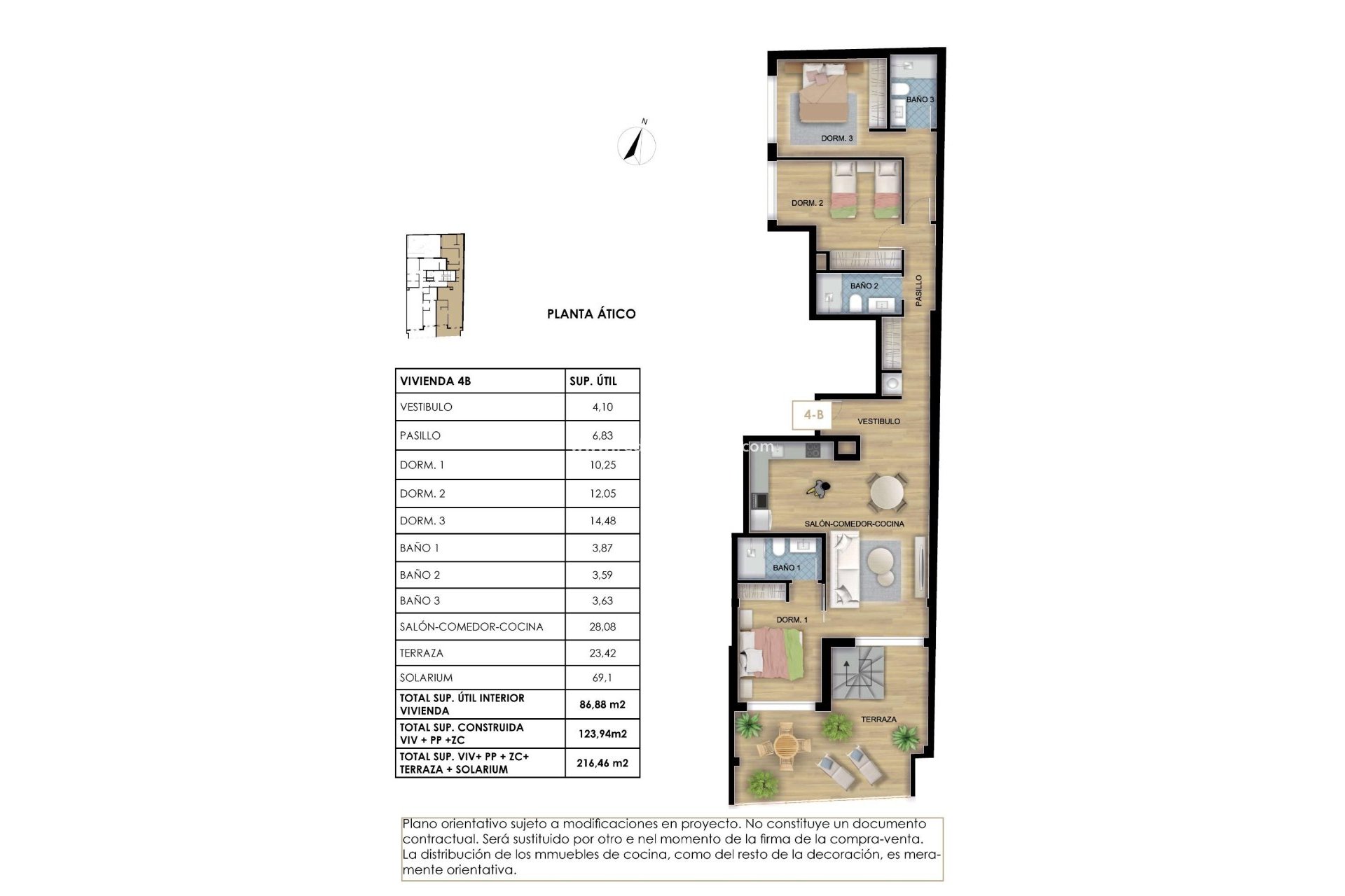 Nouvelle construction - Attique -
Torrevieja - Center