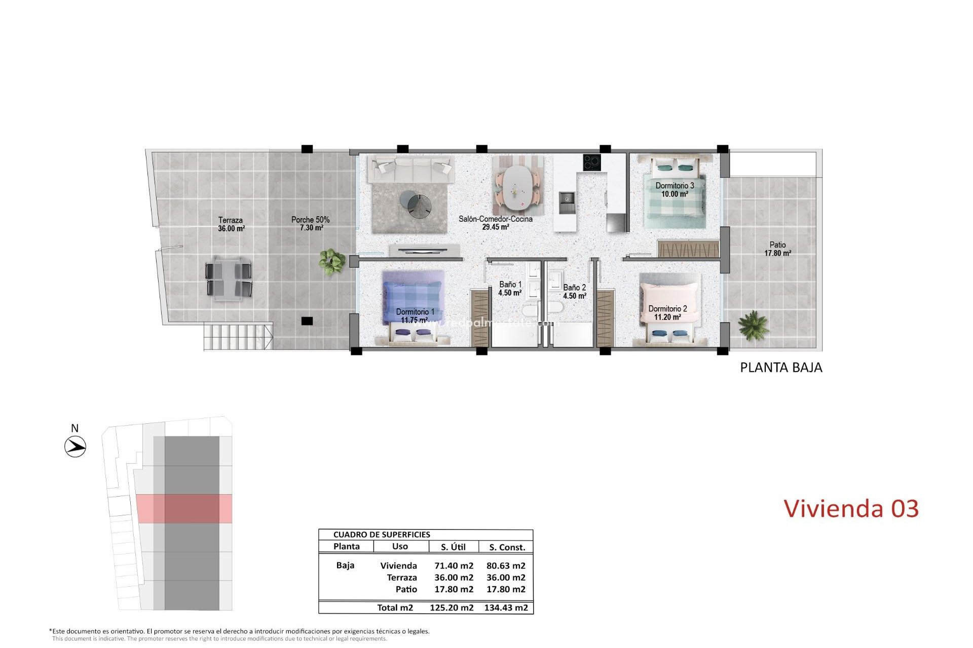 Nouvelle construction - Bungalow -
Pilar de la Horadada - pueblo