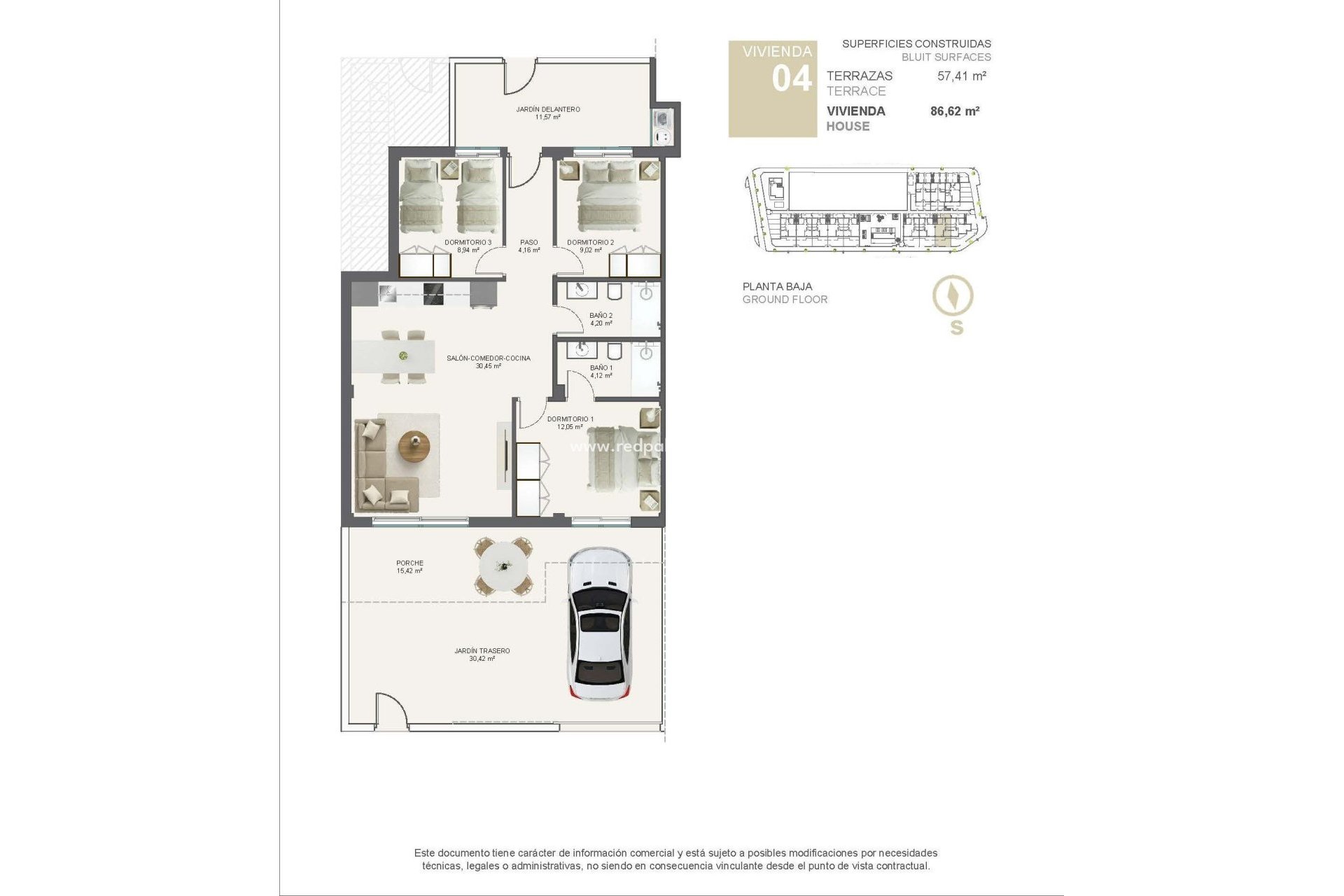 Nouvelle construction - Bungalow -
Pilar de la Horadada - Torre de la Horadada