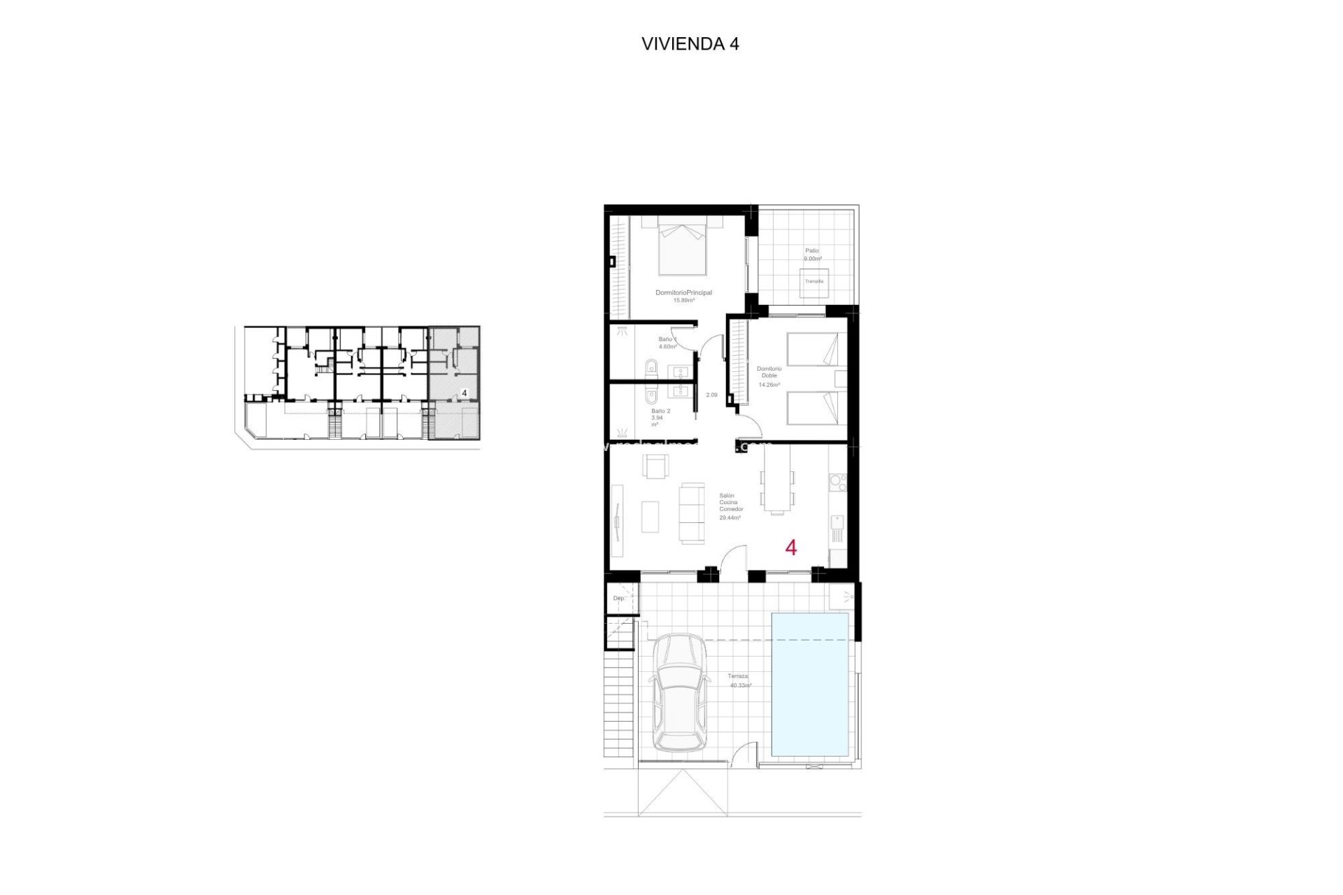 Nouvelle construction - Bungalow -
San Pedro del Pinatar - San Pedro de Pinatar