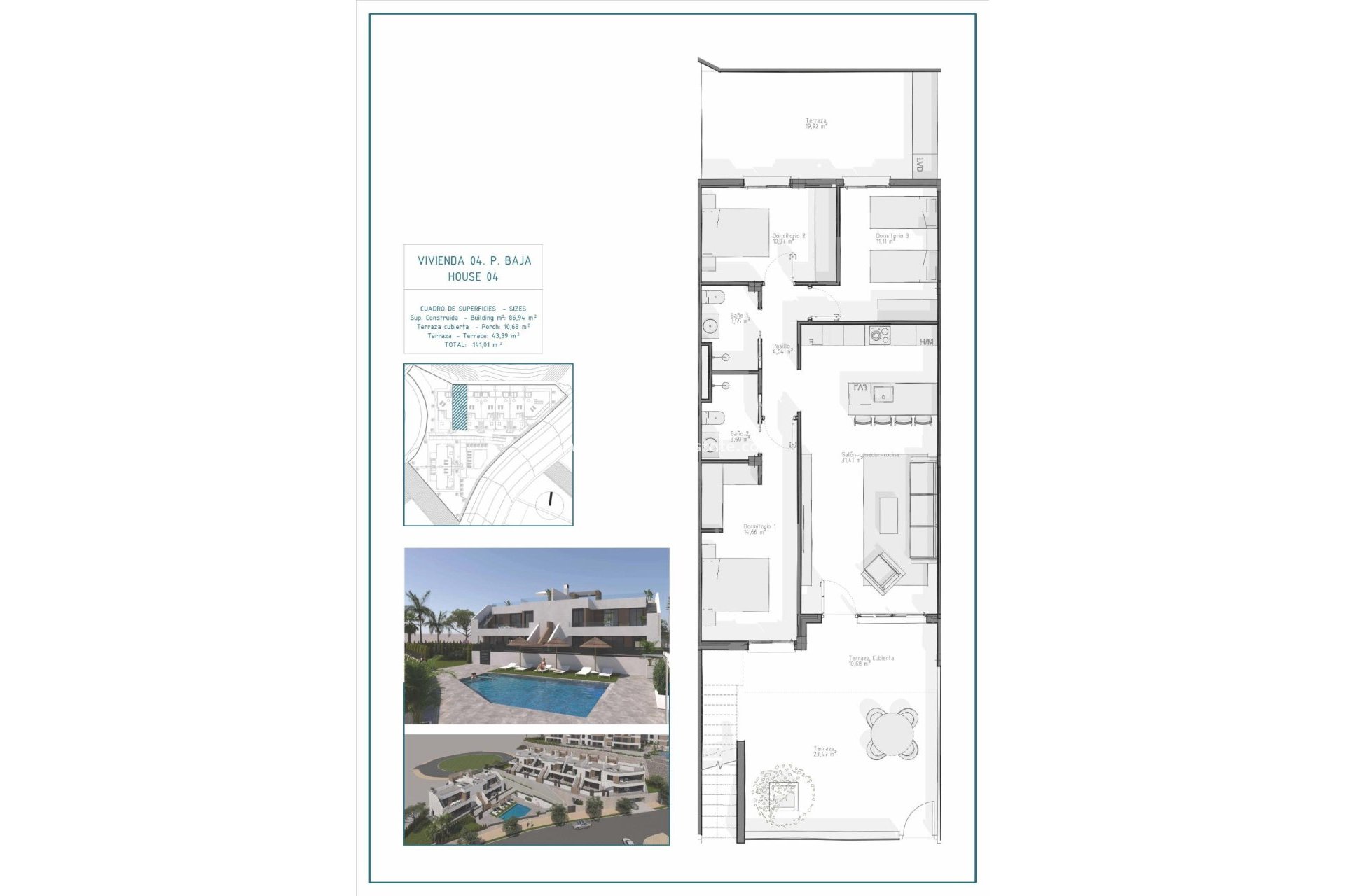 Nouvelle construction - Bungalow -
Vera Playa - Pueblo Salinas