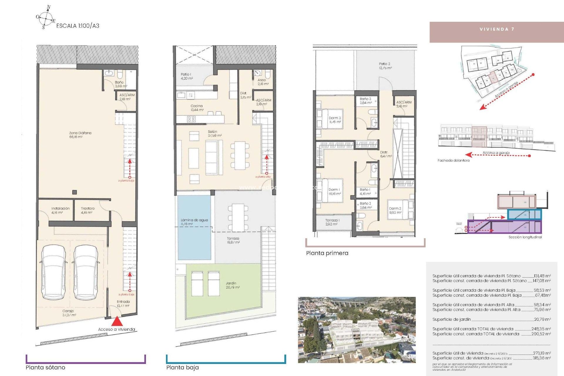 Nouvelle construction - Maison de ville -
Málaga - Pedregalejo