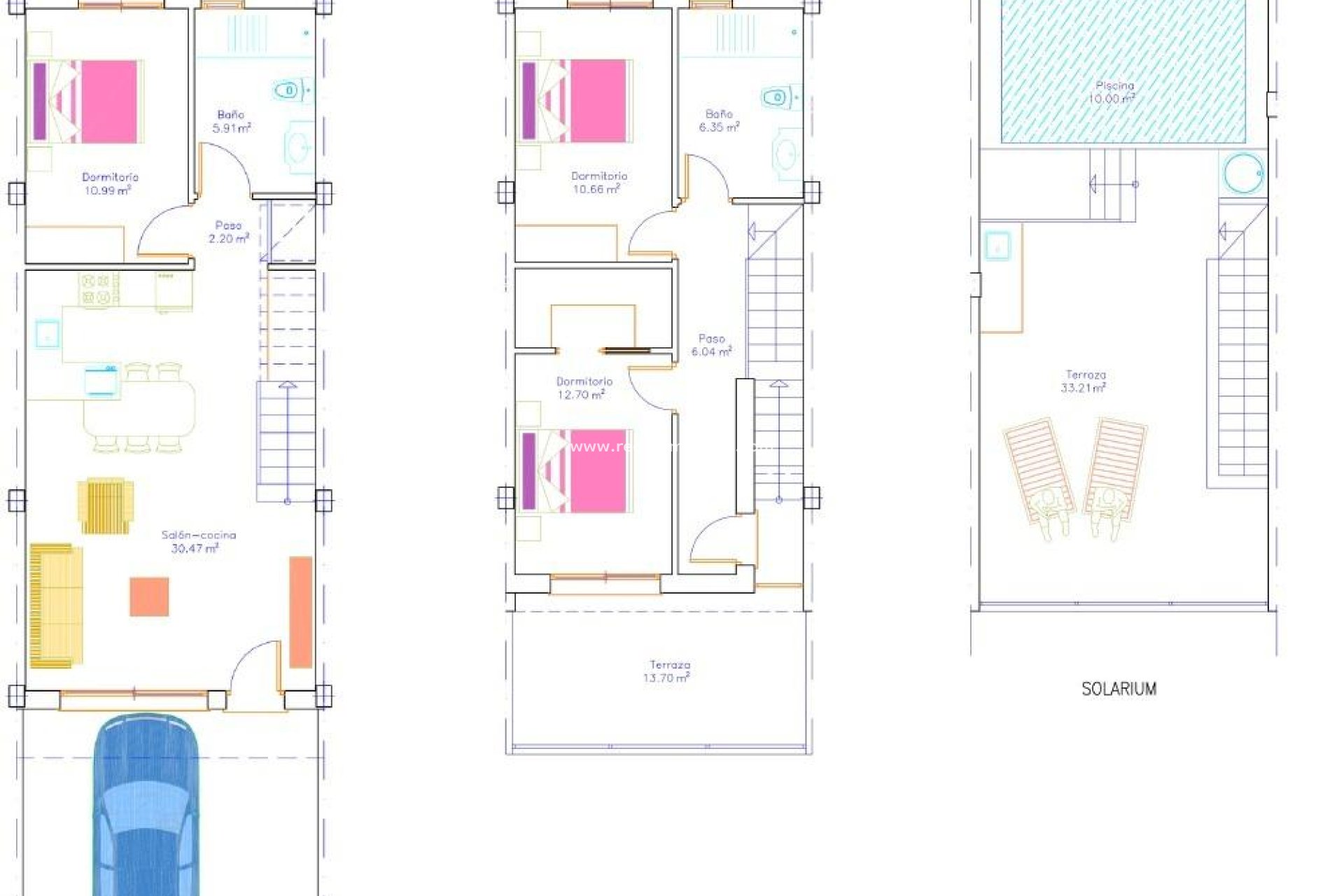 Nouvelle construction - Maison de ville -
San Pedro del Pinatar - Pueblo