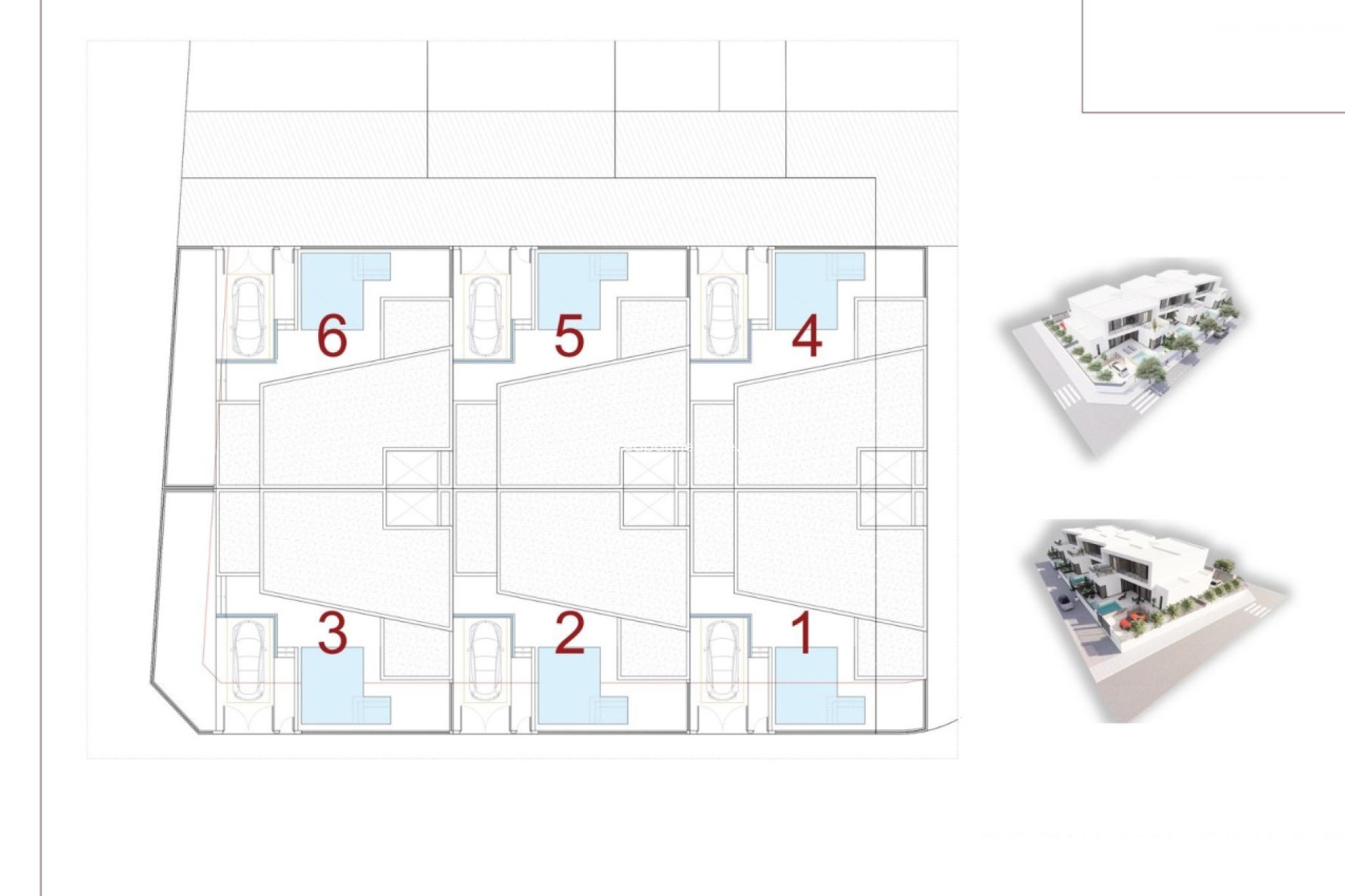 Nouvelle construction - Maison Quadruple -
Dolores - Sector 3