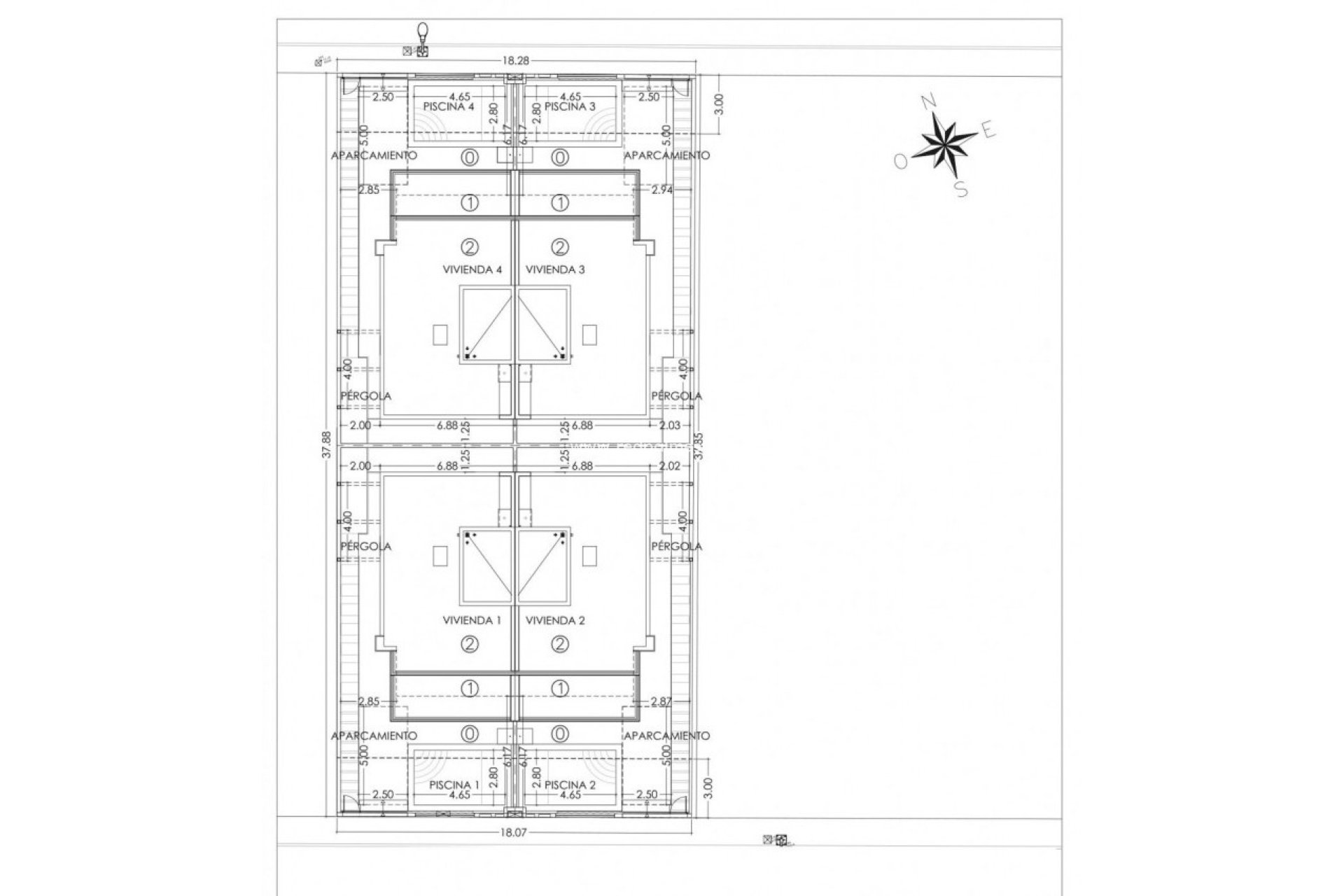 Nouvelle construction - Maison Quadruple -
San Pedro del Pinatar - San Pedro de Pinatar