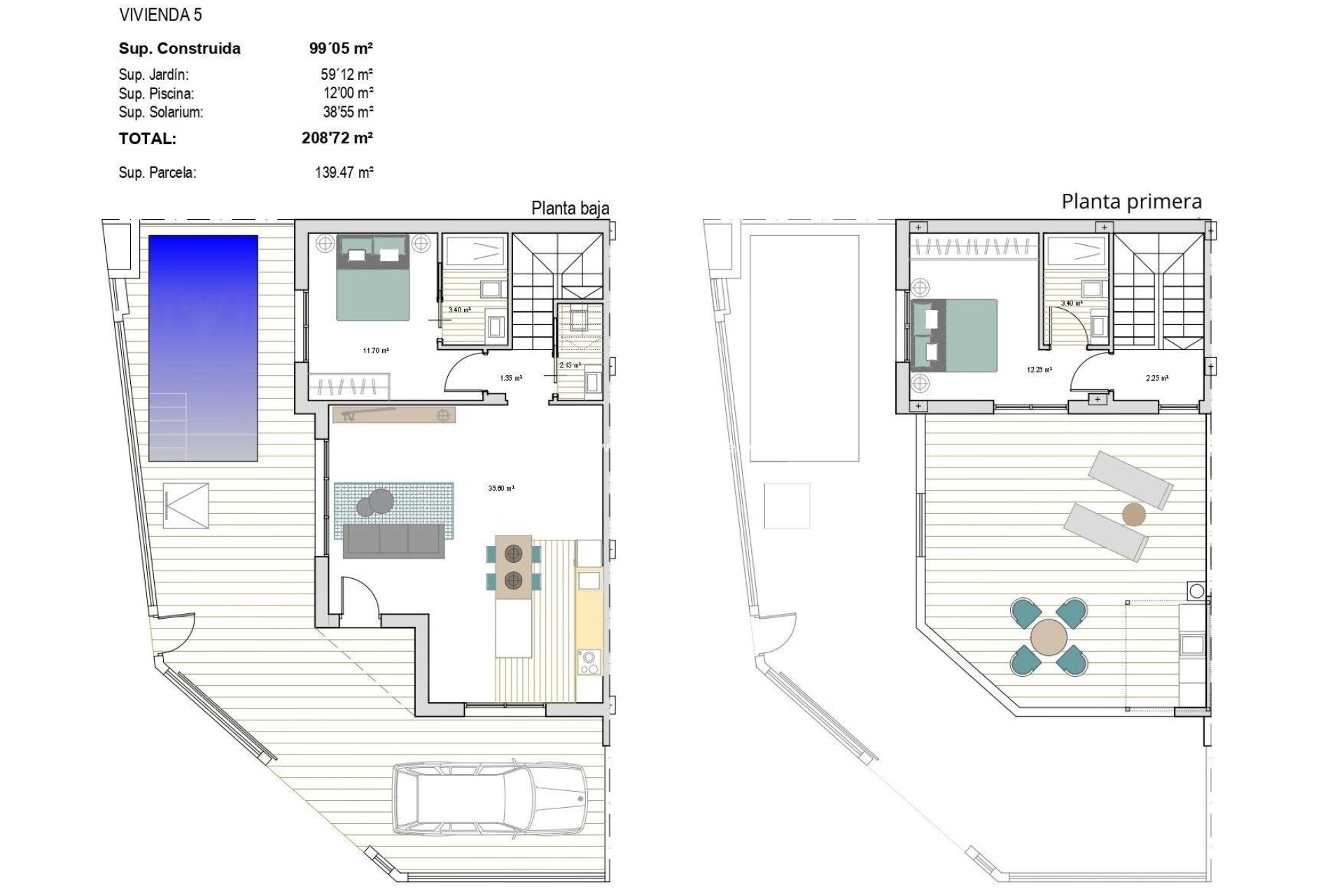 Nouvelle construction - Maison Quadruple -
Torre Pacheco - El Alba