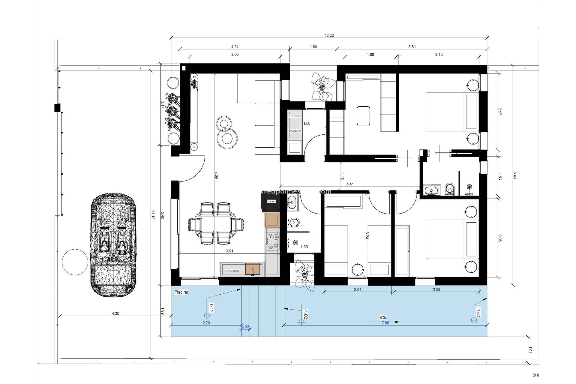 Nouvelle construction - Villa -
Benijofar - Urb. Monteazul