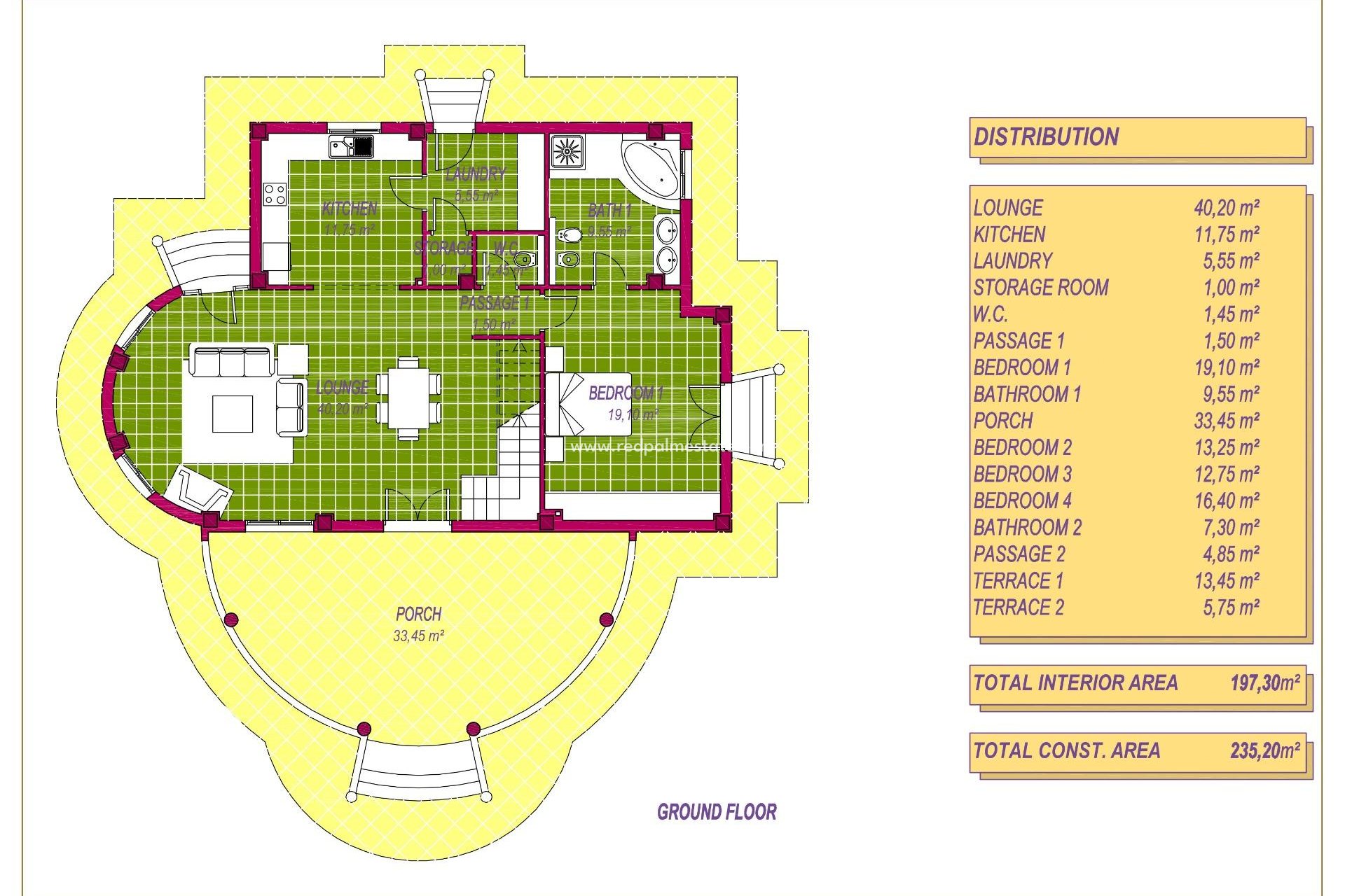 Nouvelle construction - Villa Individuelle -
Pinoso - Campo