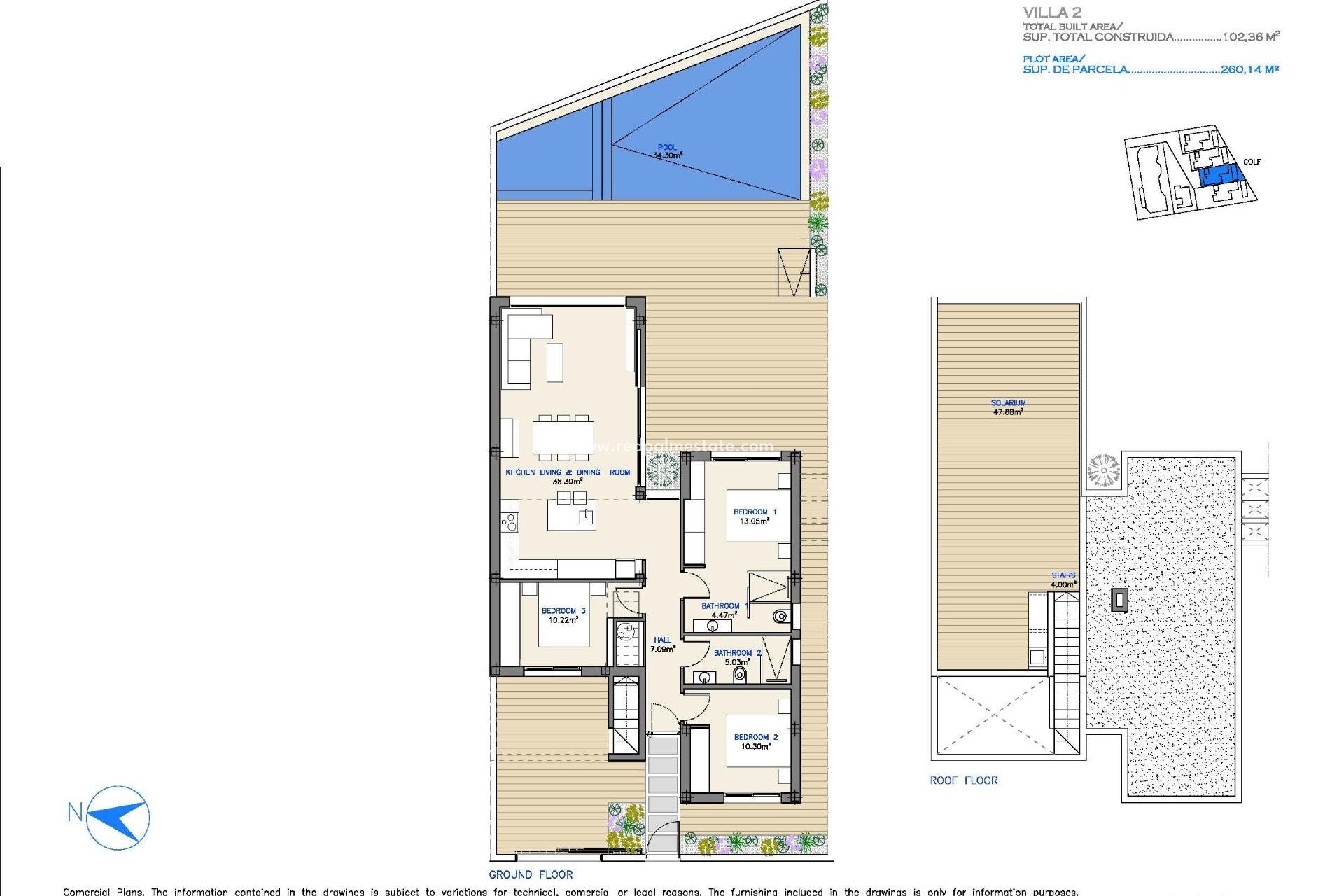 Nouvelle construction - Villa -
Los Alczares - Serena Golf