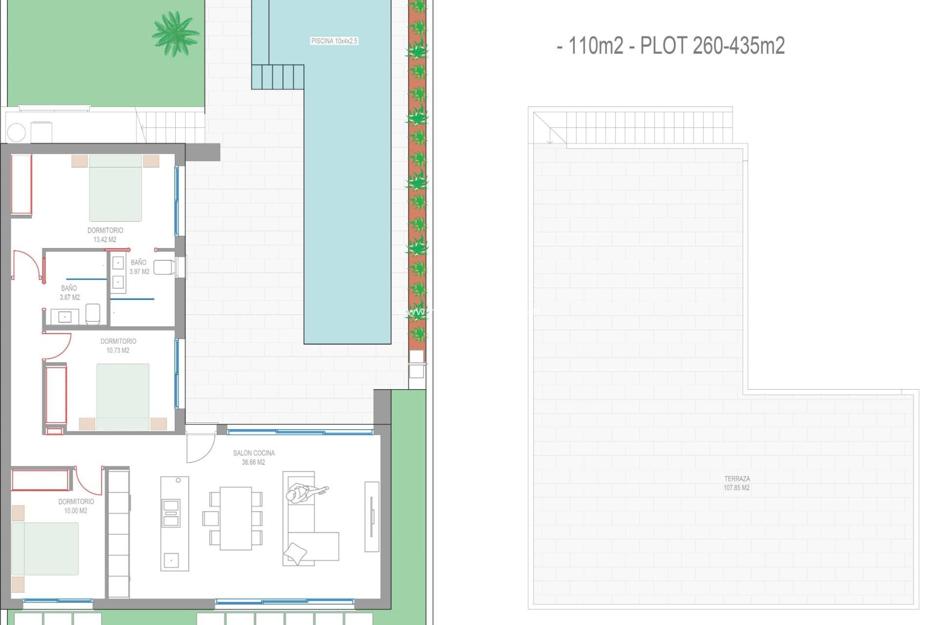 Nouvelle construction - Villa -
San Javier - Parque del doce