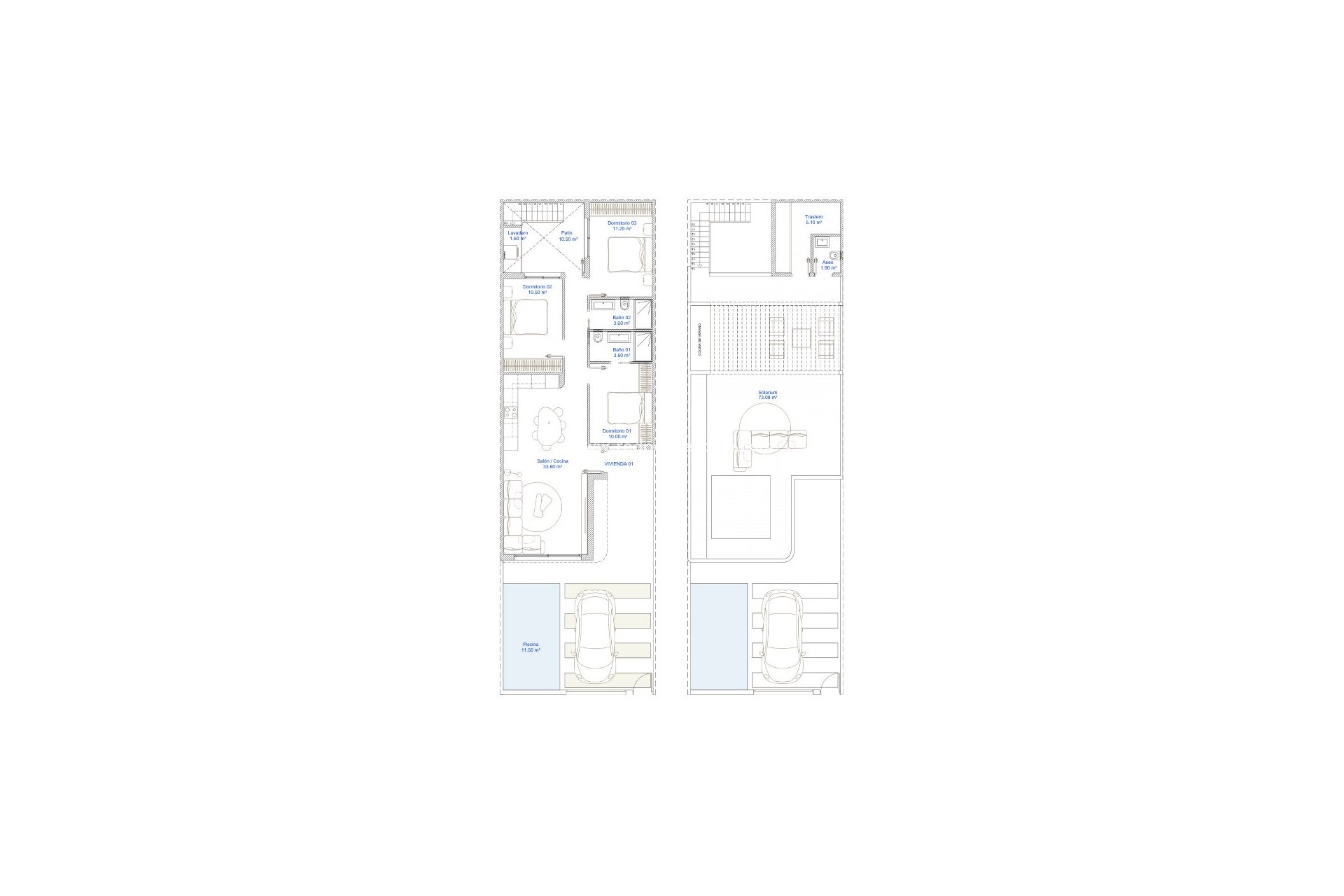 Nouvelle construction - Villa -
San Pedro del Pinatar - San Pedro de Pinatar