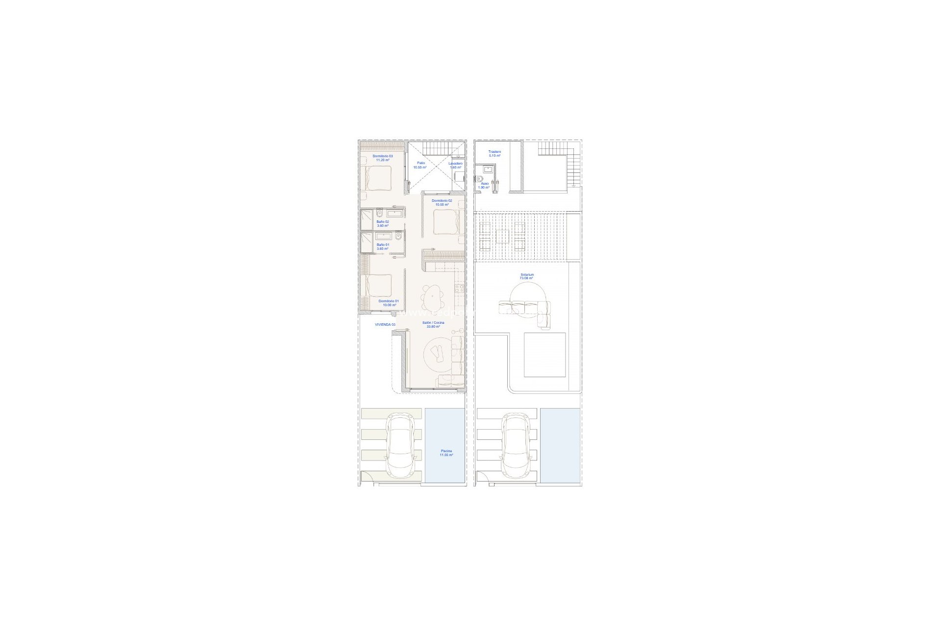 Nouvelle construction - Villa -
San Pedro del Pinatar - San Pedro de Pinatar