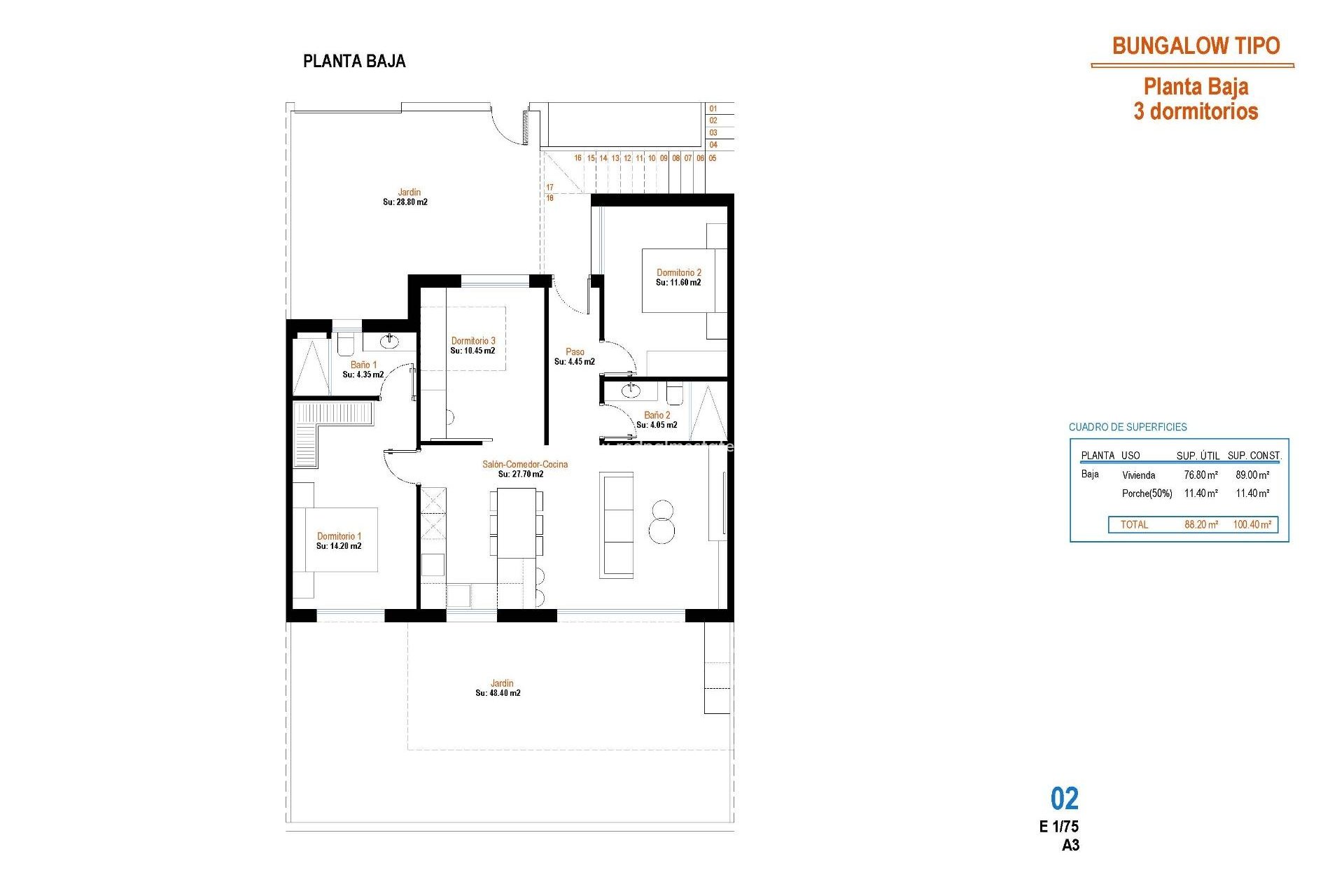 Nybygg - Bungalow -
Alhama De Murcia - Condado De Alhama