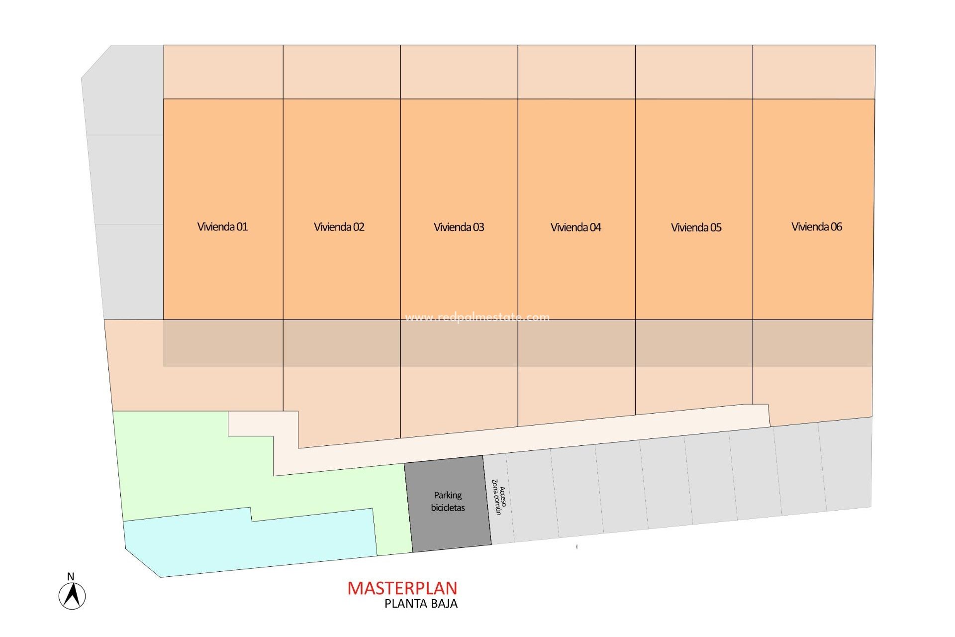 Nybygg - Bungalow -
Pilar de la Horadada - pueblo