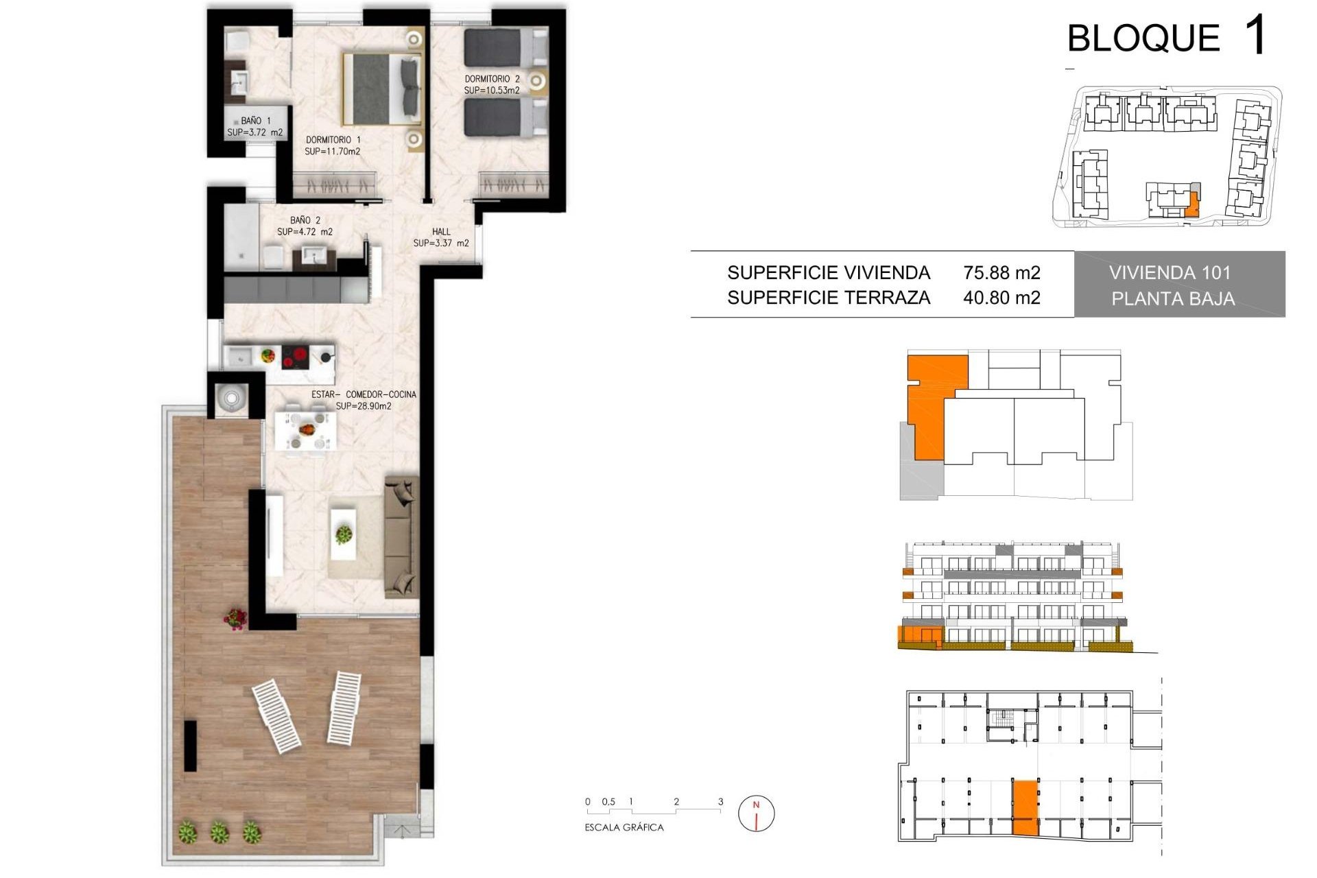 Nybygg - Leilighet -
Orihuela Costa - Los Altos