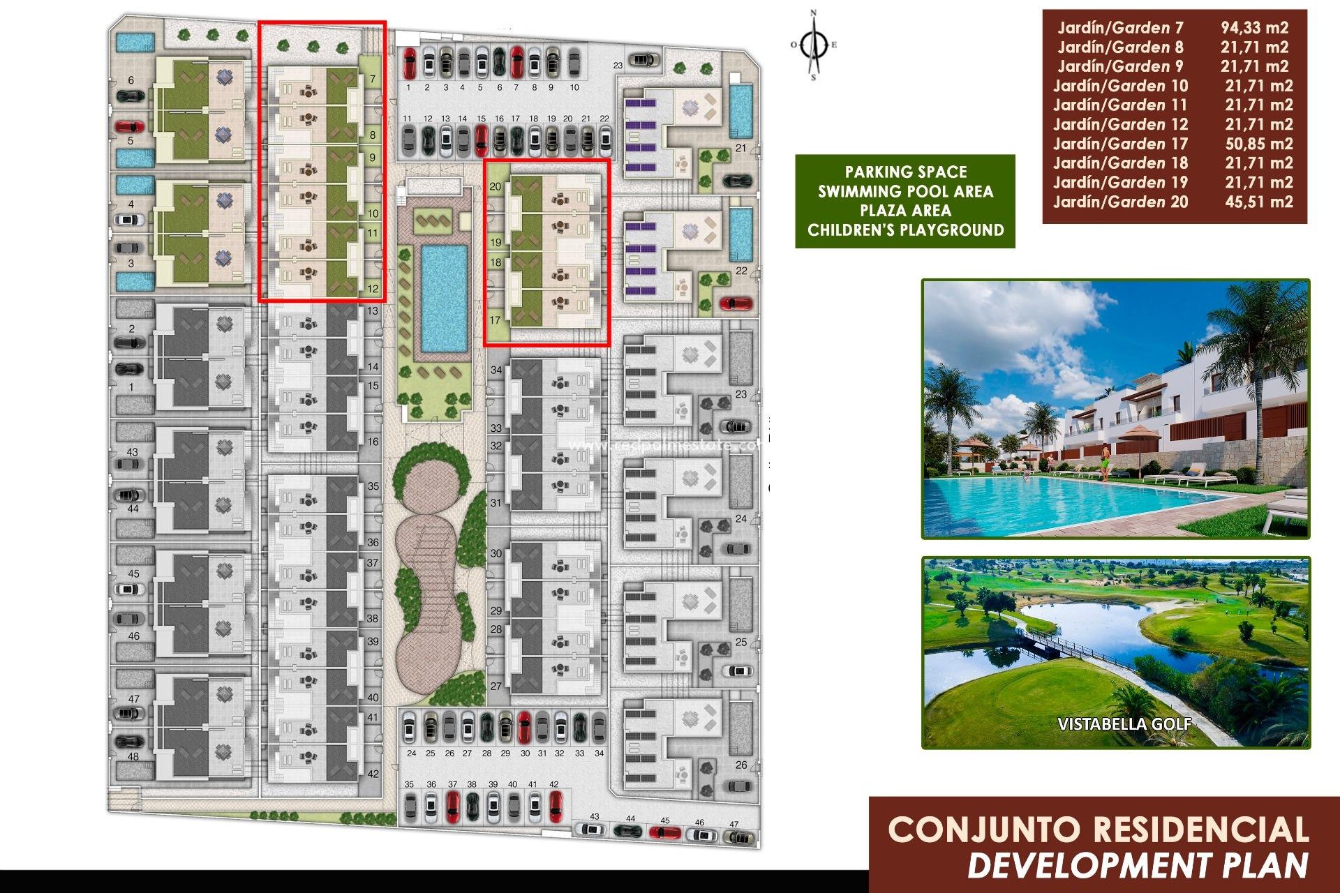 Nybygg - Rekkehus -
Orihuela - Vistabella Golf Entre Naranjos