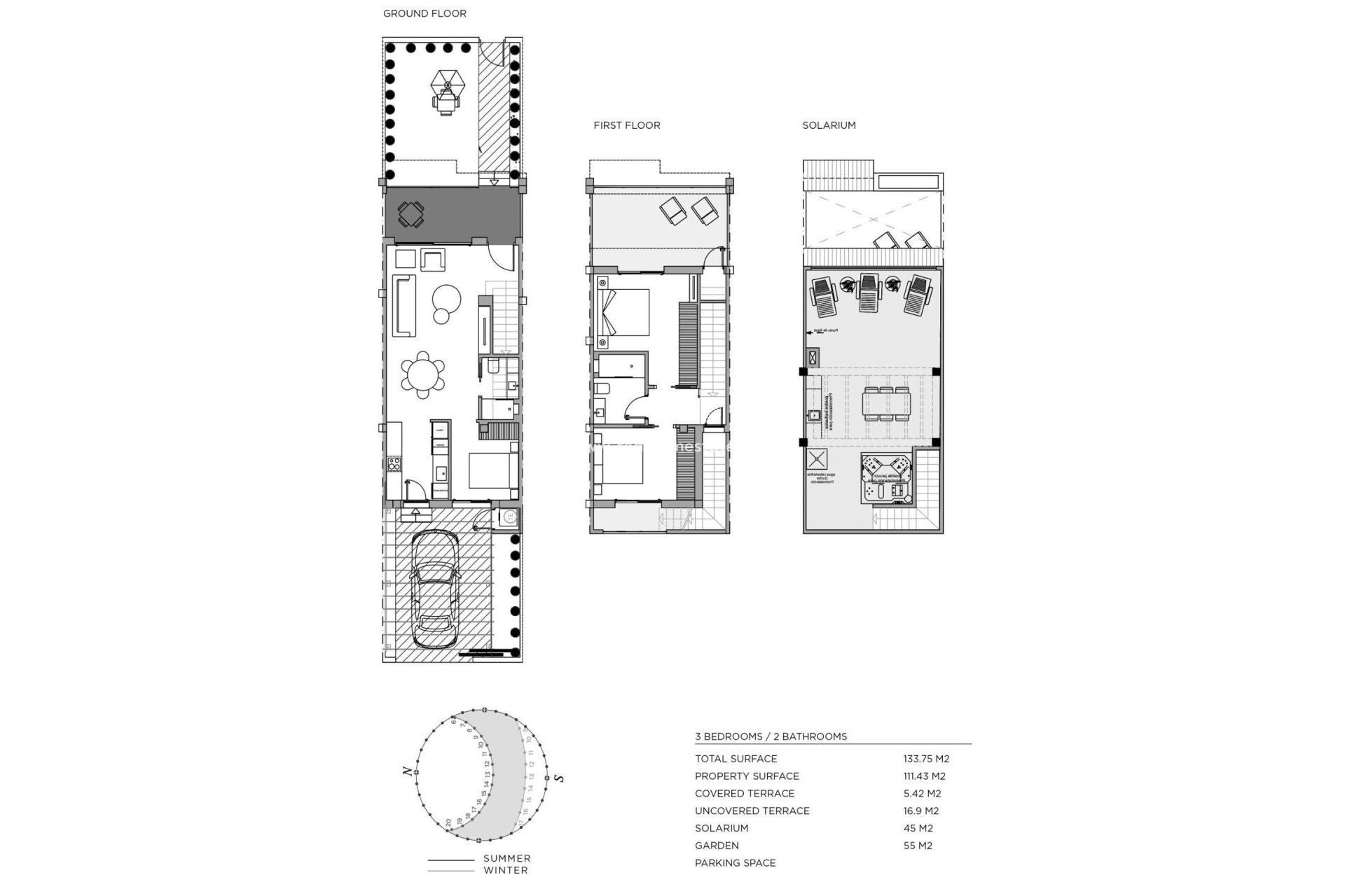 Nybygg - Rekkehus -
Rojales - Doña Pena