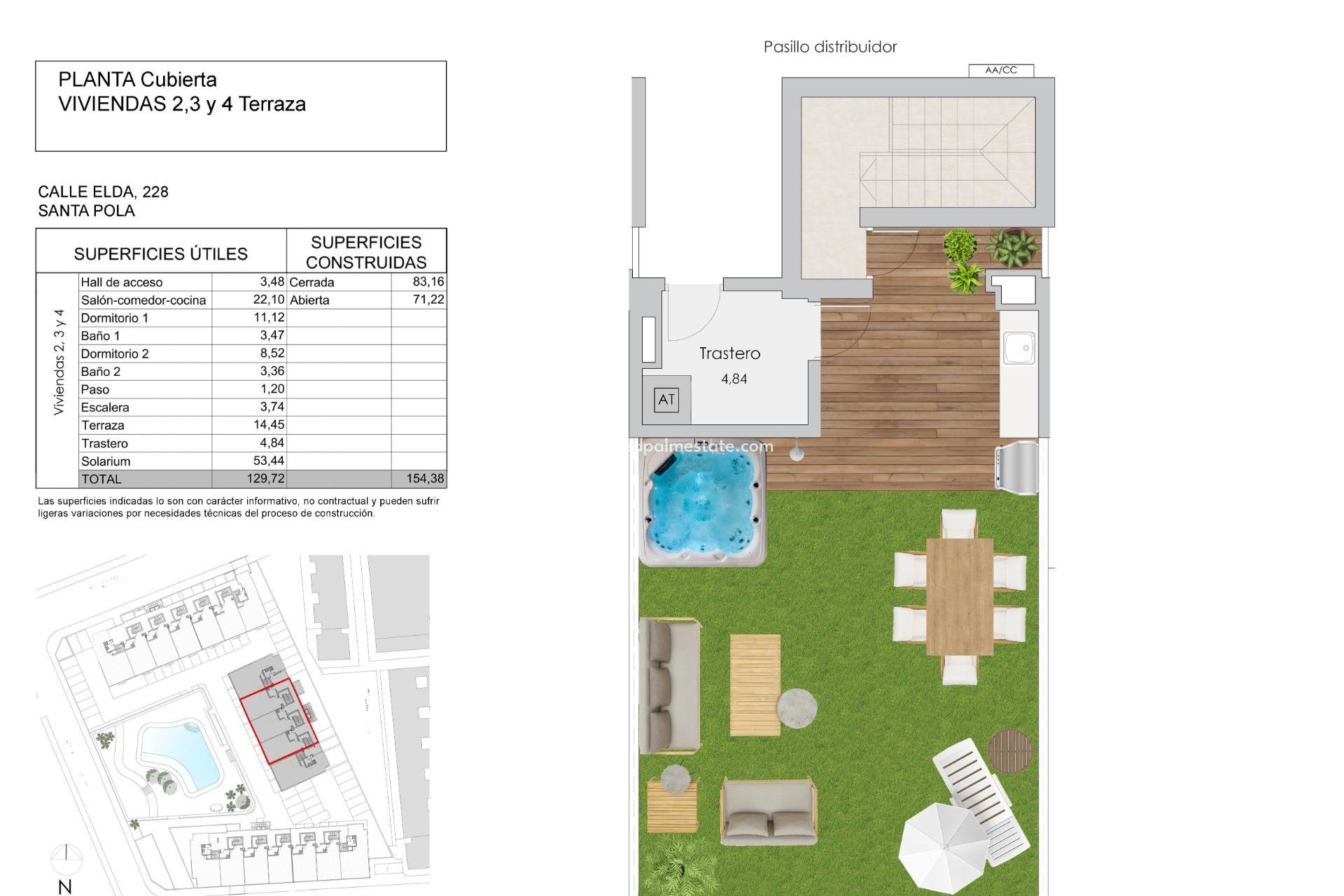 Nybygg - Toppleilighet -
Santa Pola - Tamarit