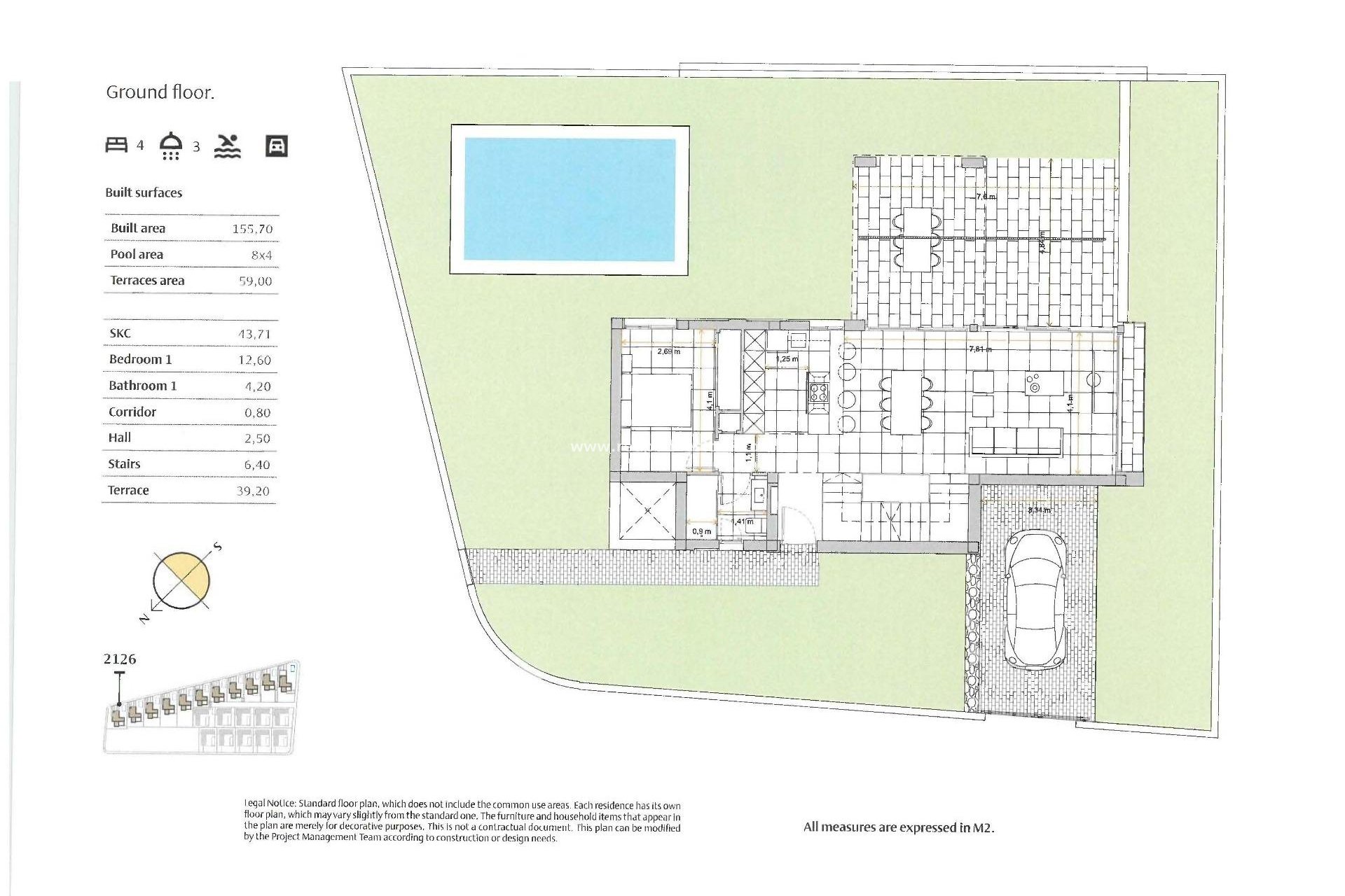 Nybygg - Villa -
Algorfa - La Finca Golf