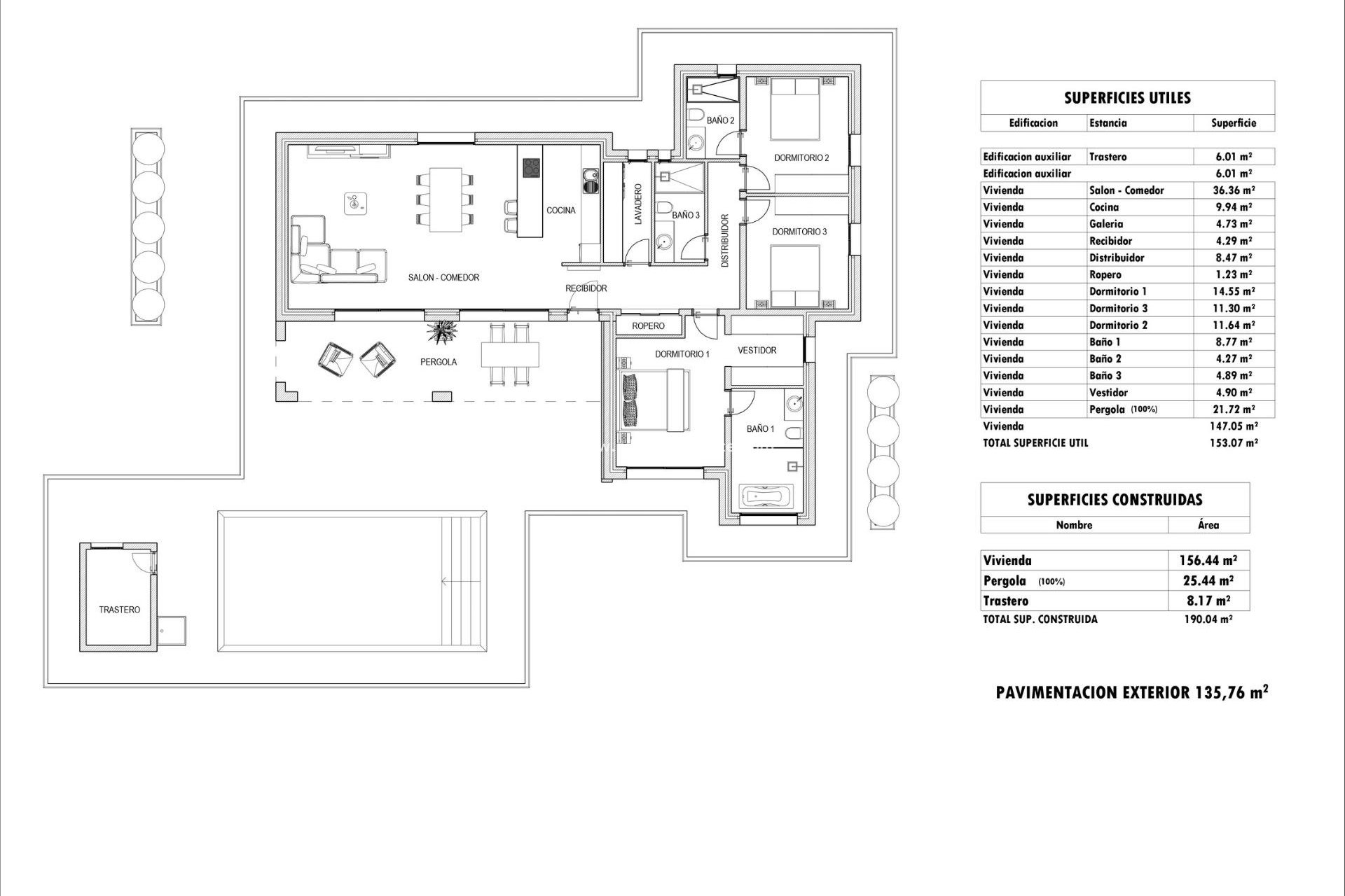 Nybygg - Villa -
Aspe - Poligono 19