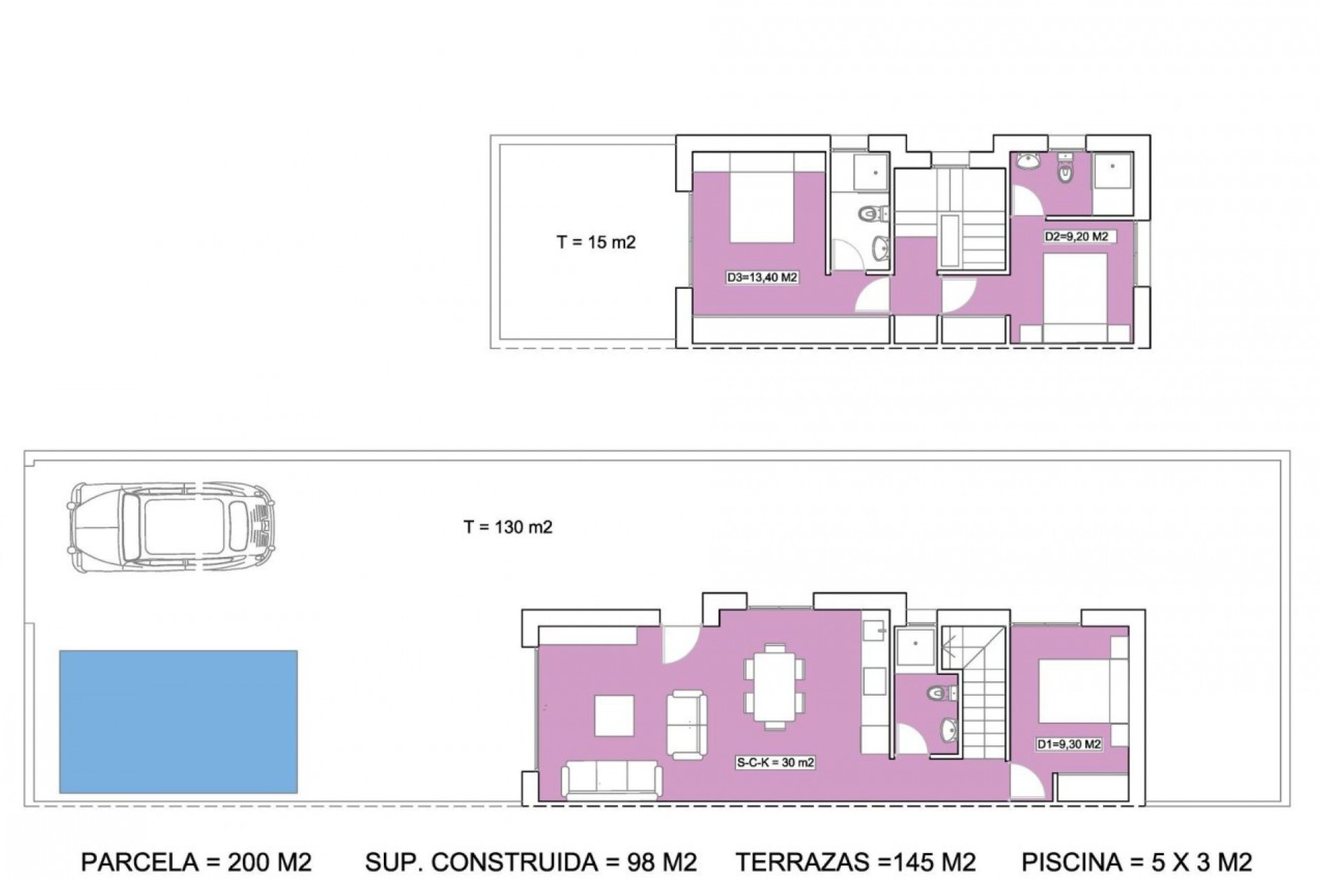 Nybygg - Villa -
Daya Nueva - Pueblo