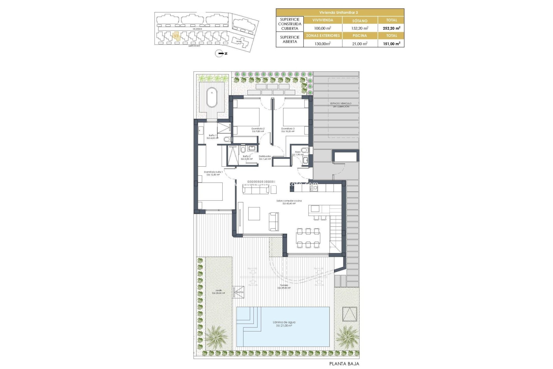 Nybygg - Villa -
Los Alczares - Serena Golf