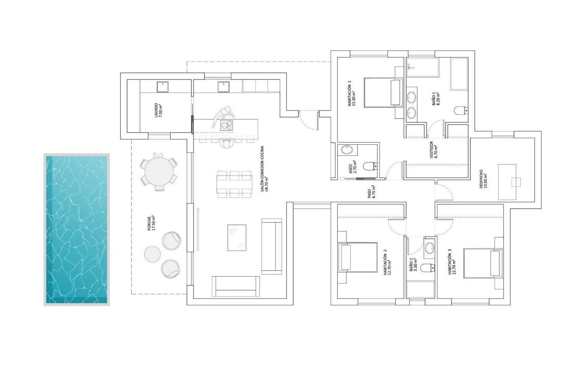 Nybygg - Villa -
Monforte del Cid - La Capitana