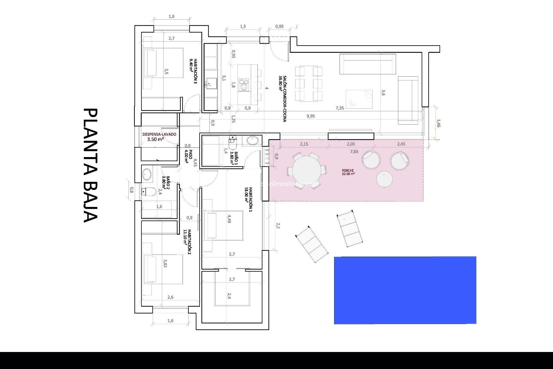 Nybygg - Villa -
Monforte del Cid - La Capitana