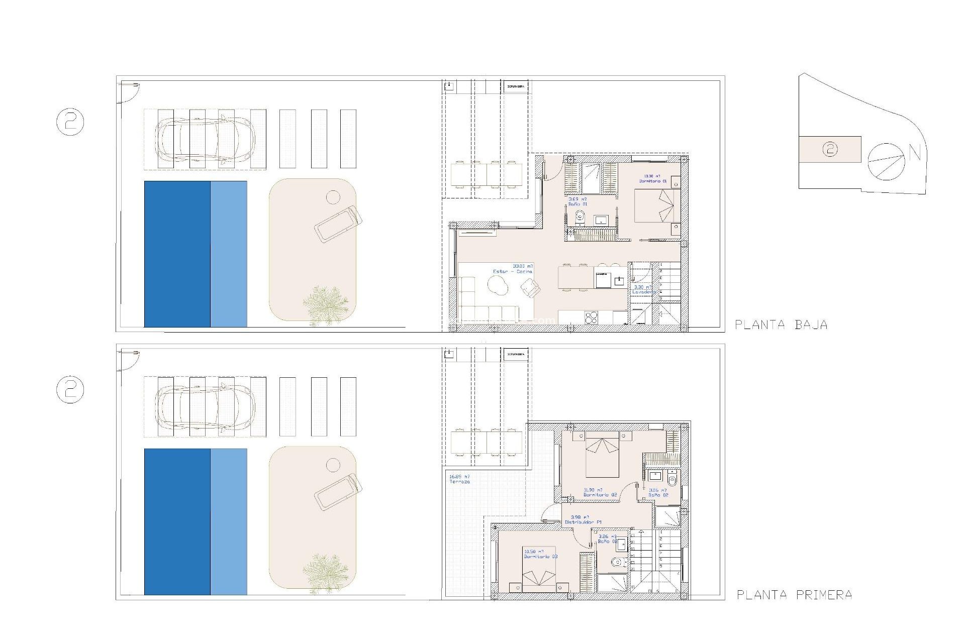 Nybygg - Villa -
San Pedro del Pinatar - Centro