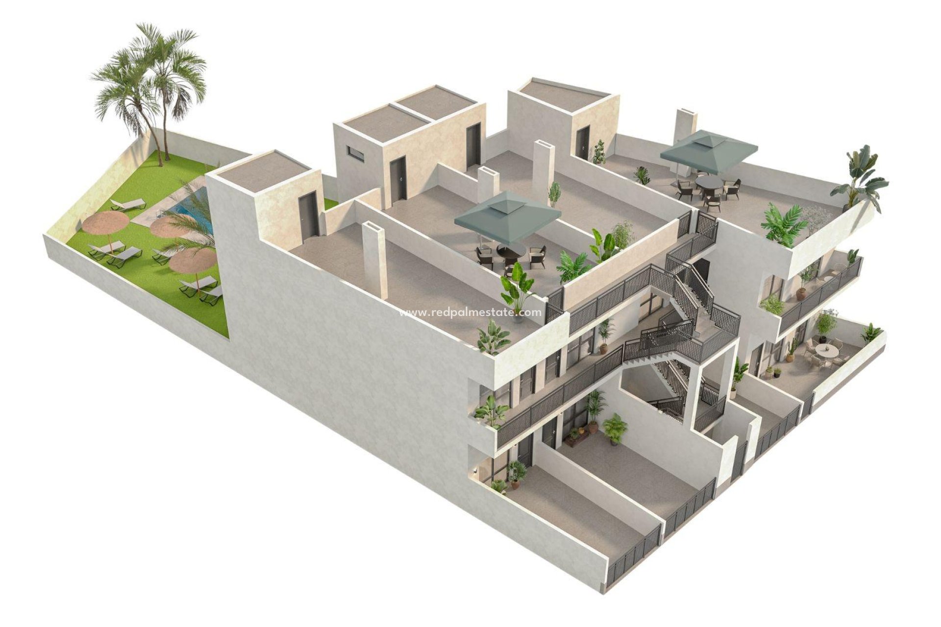 Nybyggnation - Bungalow -
Hondón de las Nieves - La Canalosa