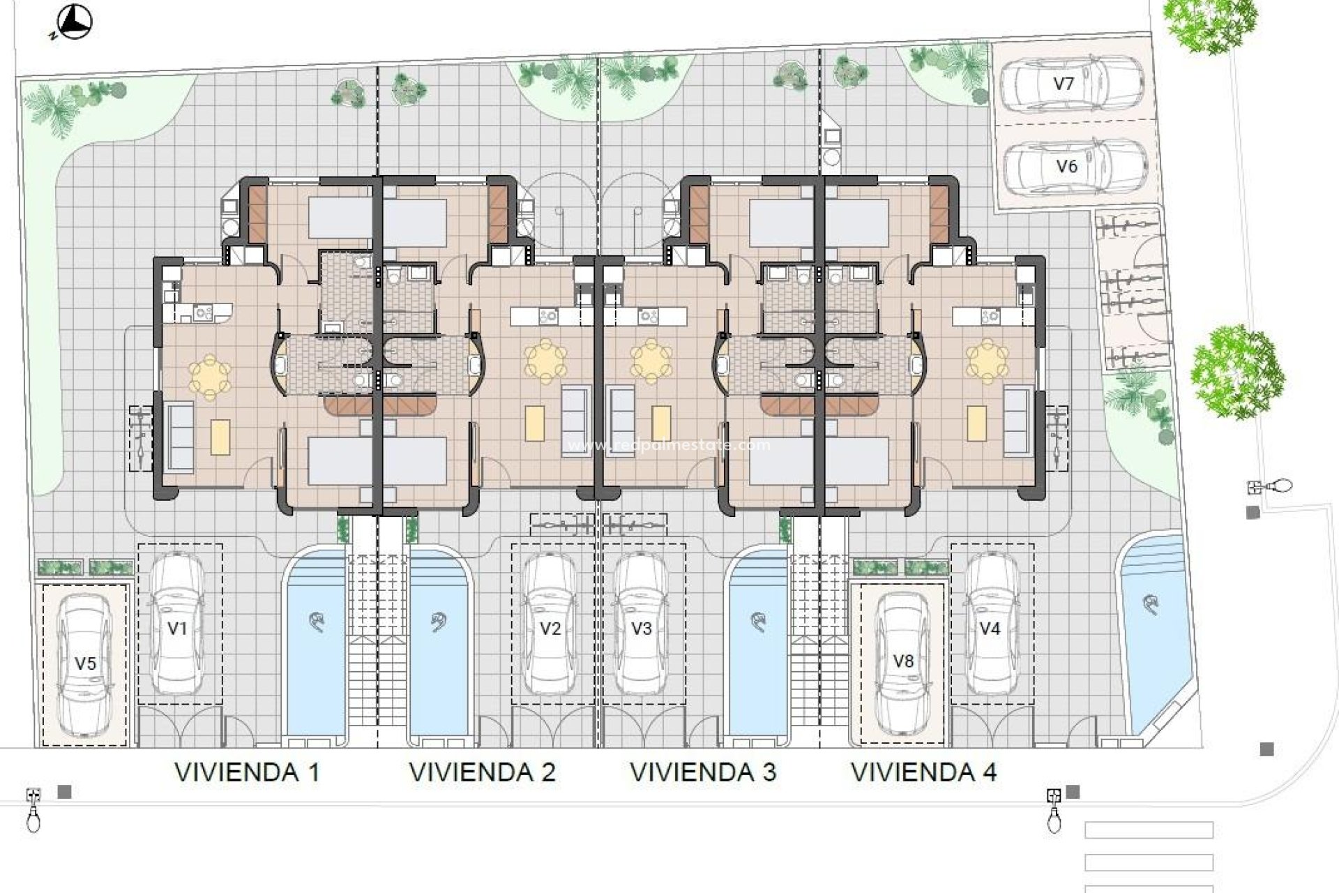 Nybyggnation - Bungalow -
Pilar de la Horadada - pueblo