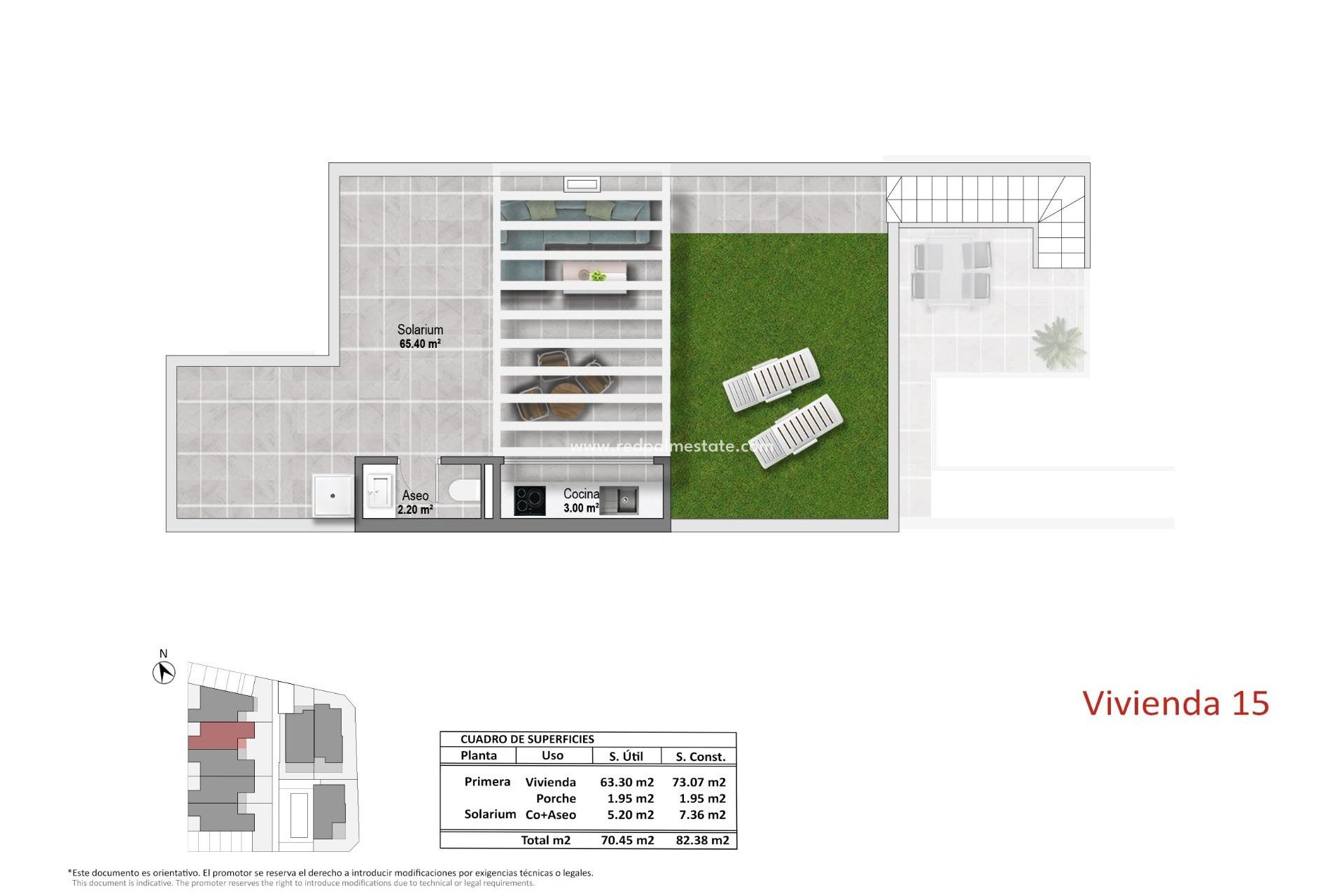Nybyggnation - Bungalow -
Pilar de la Horadada - pueblo