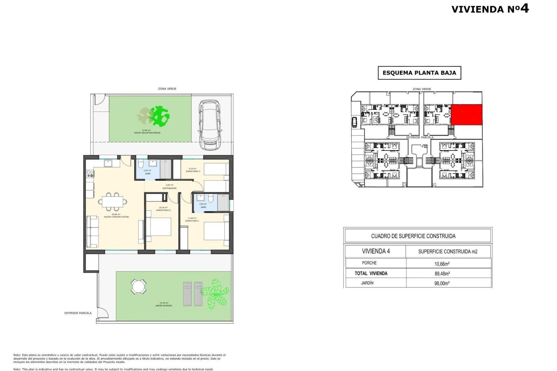 Nybyggnation - Bungalow -
Pilar de la Horadada - pueblo