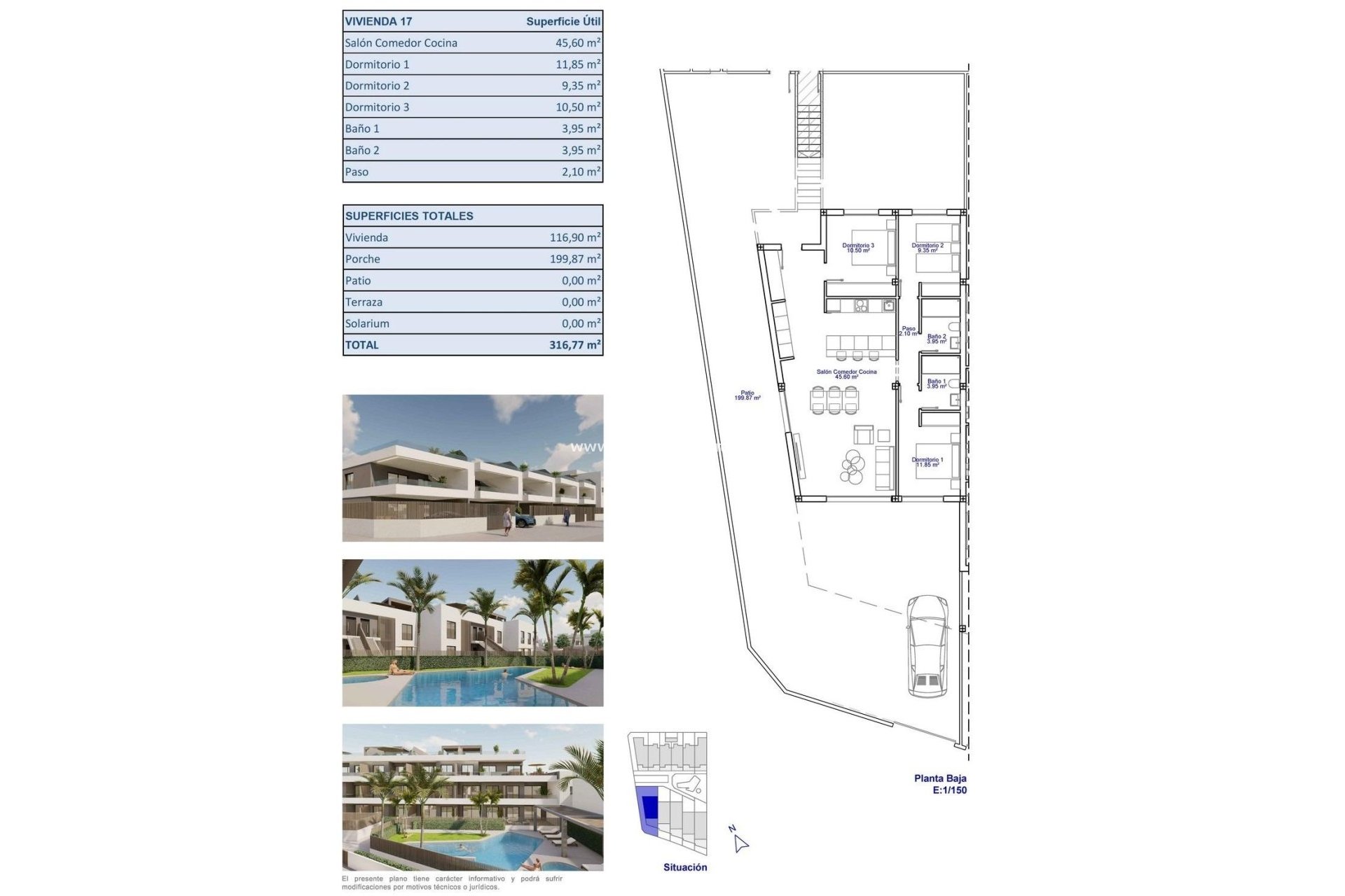 Nybyggnation - Bungalow -
Pilar de la Horadada - pueblo