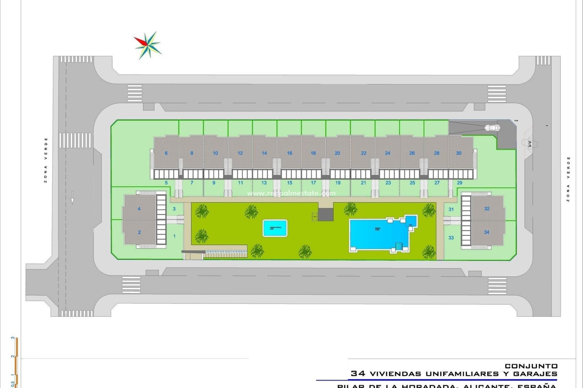 Nybyggnation - Bungalow -
Pilar de la Horadada - pueblo