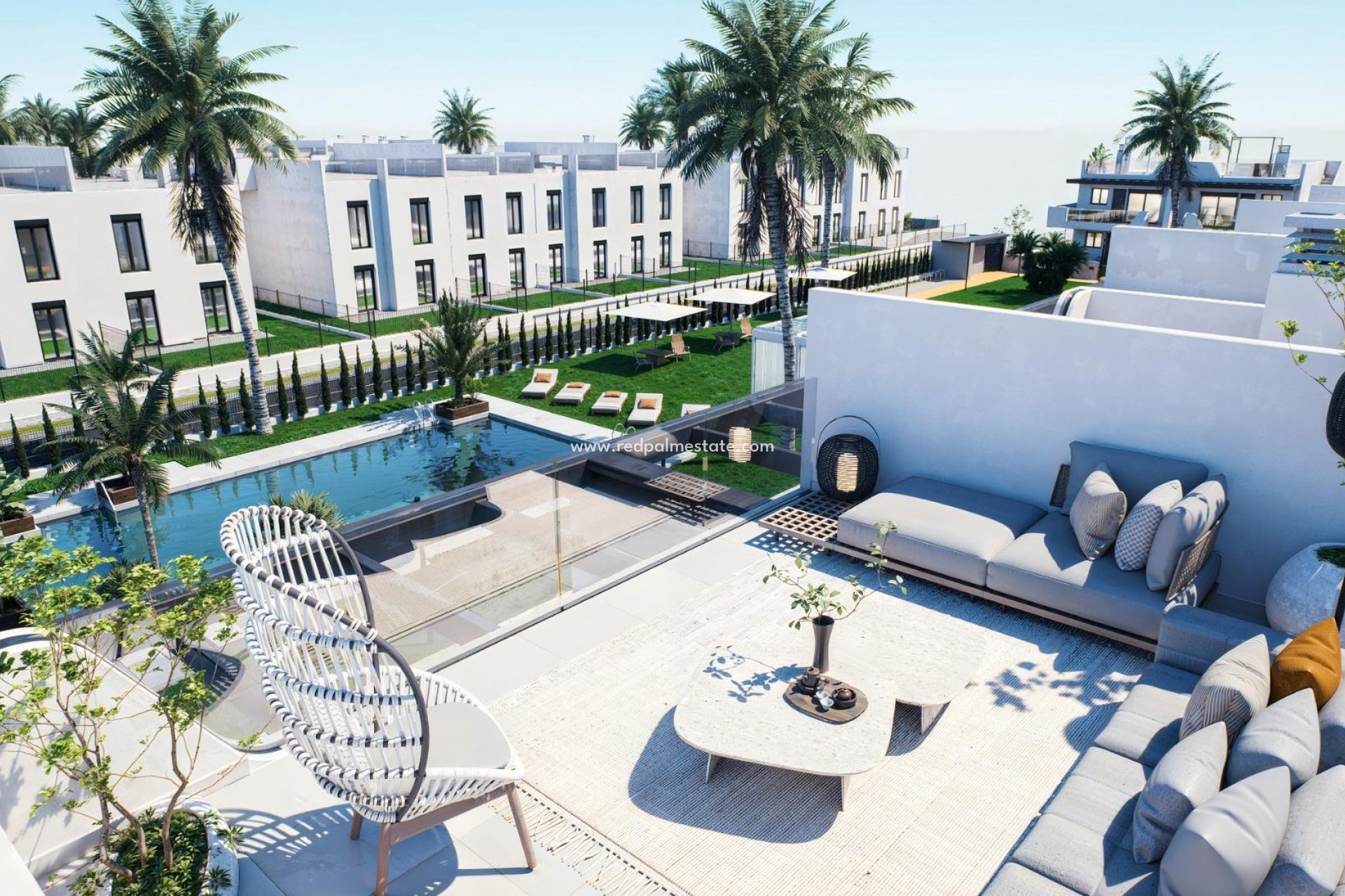 Nybyggnation - Bungalow -
Pilar de la Horadada - pueblo