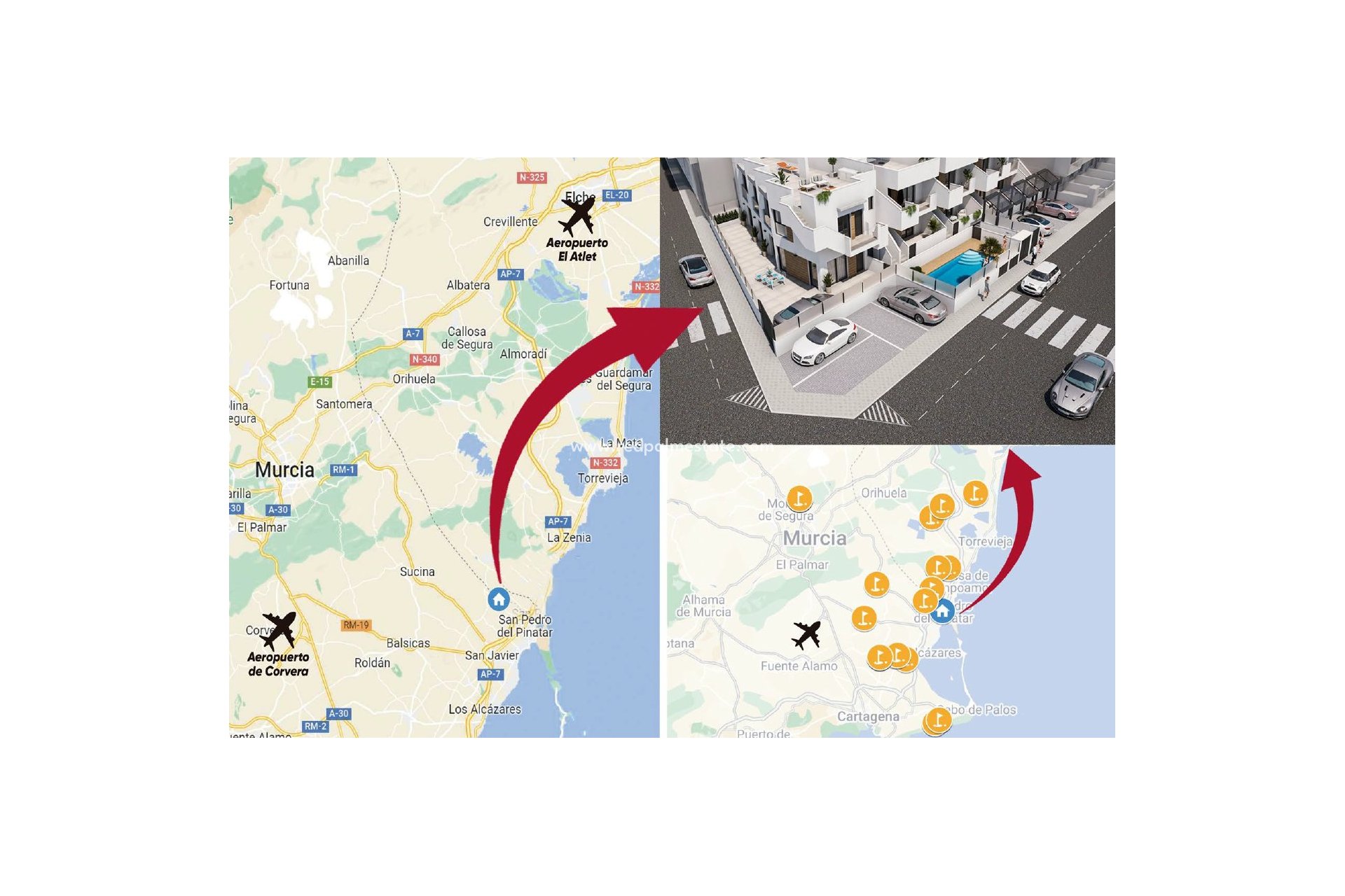 Nybyggnation - Bungalow -
San Pedro del Pinatar - San Pedro de Pinatar