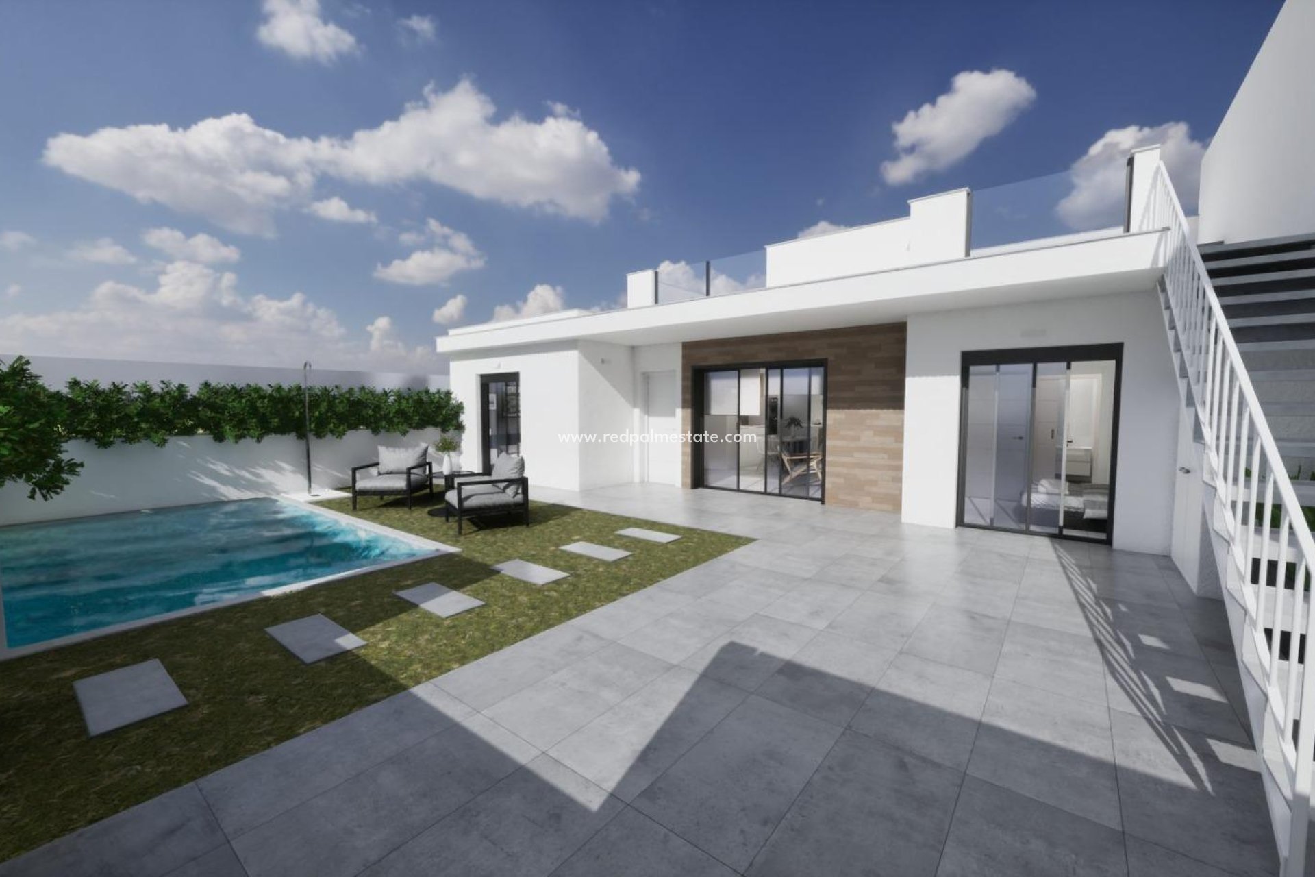 Nybyggnation - Fyrfamiljshus -
Torre Pacheco - pueblo