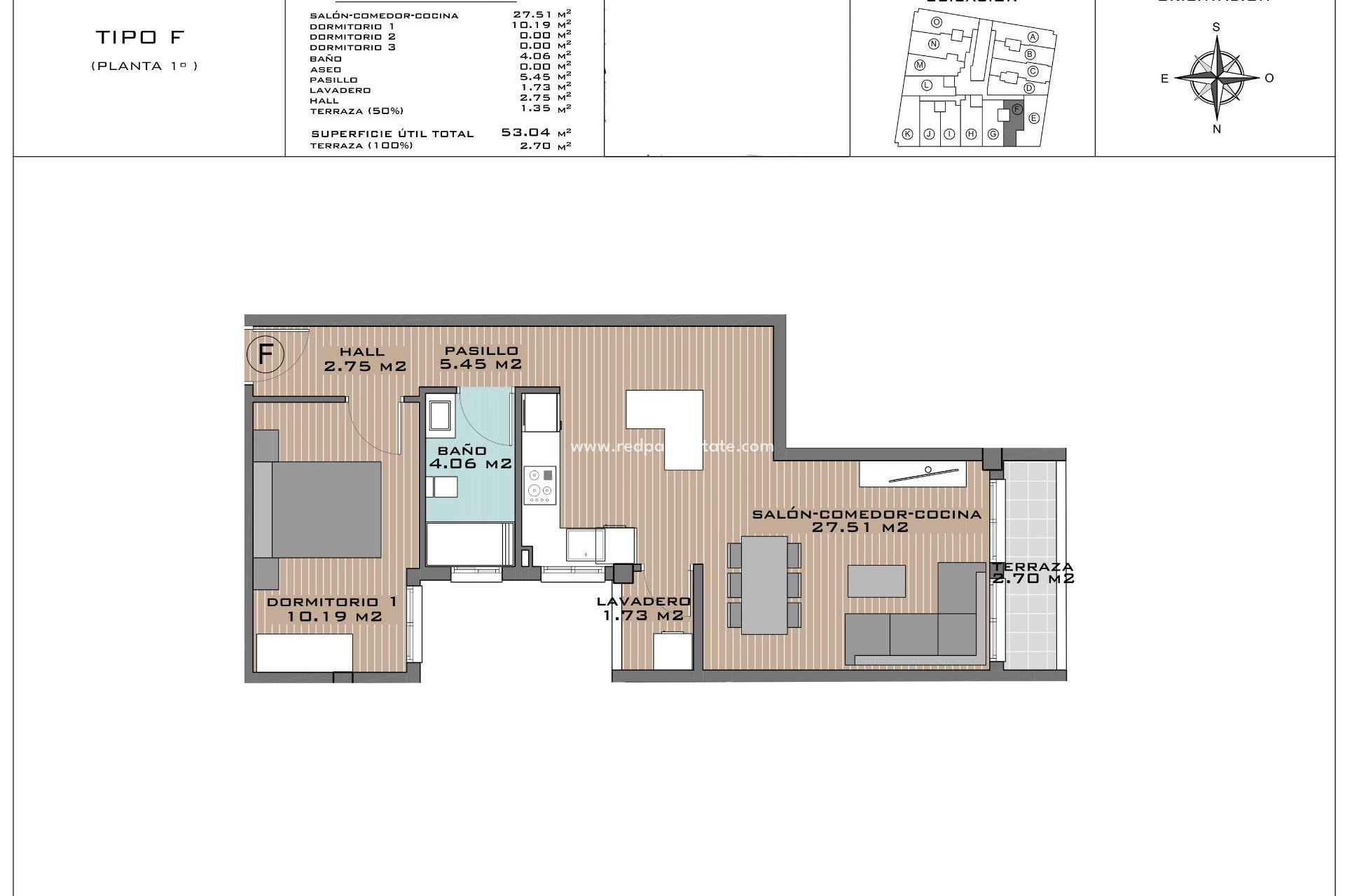 Nybyggnation - Lägenhet -
Algorfa - Pueblo