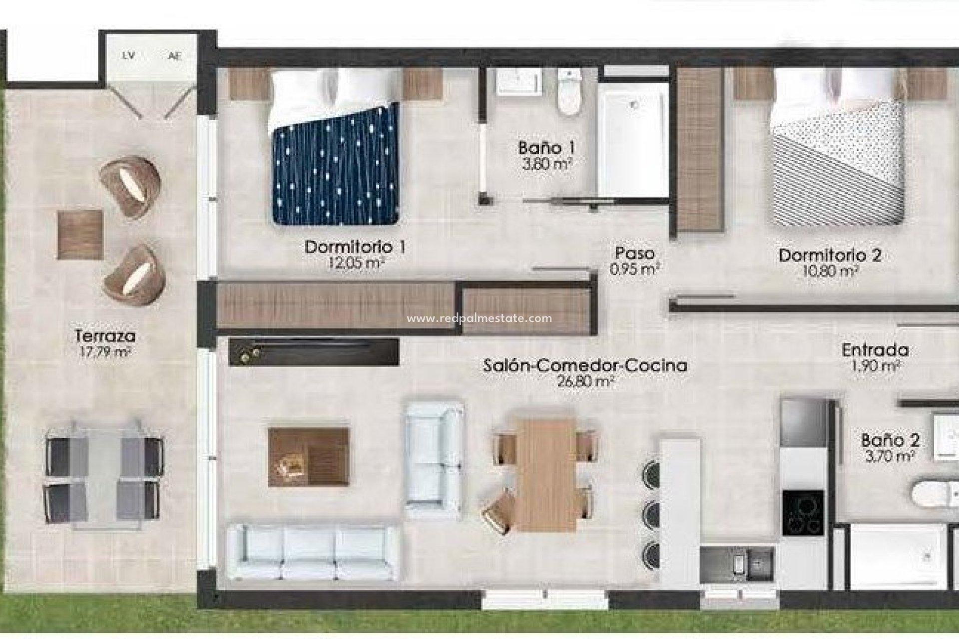 Nybyggnation - Lägenhet -
Alhama De Murcia - Condado De Alhama